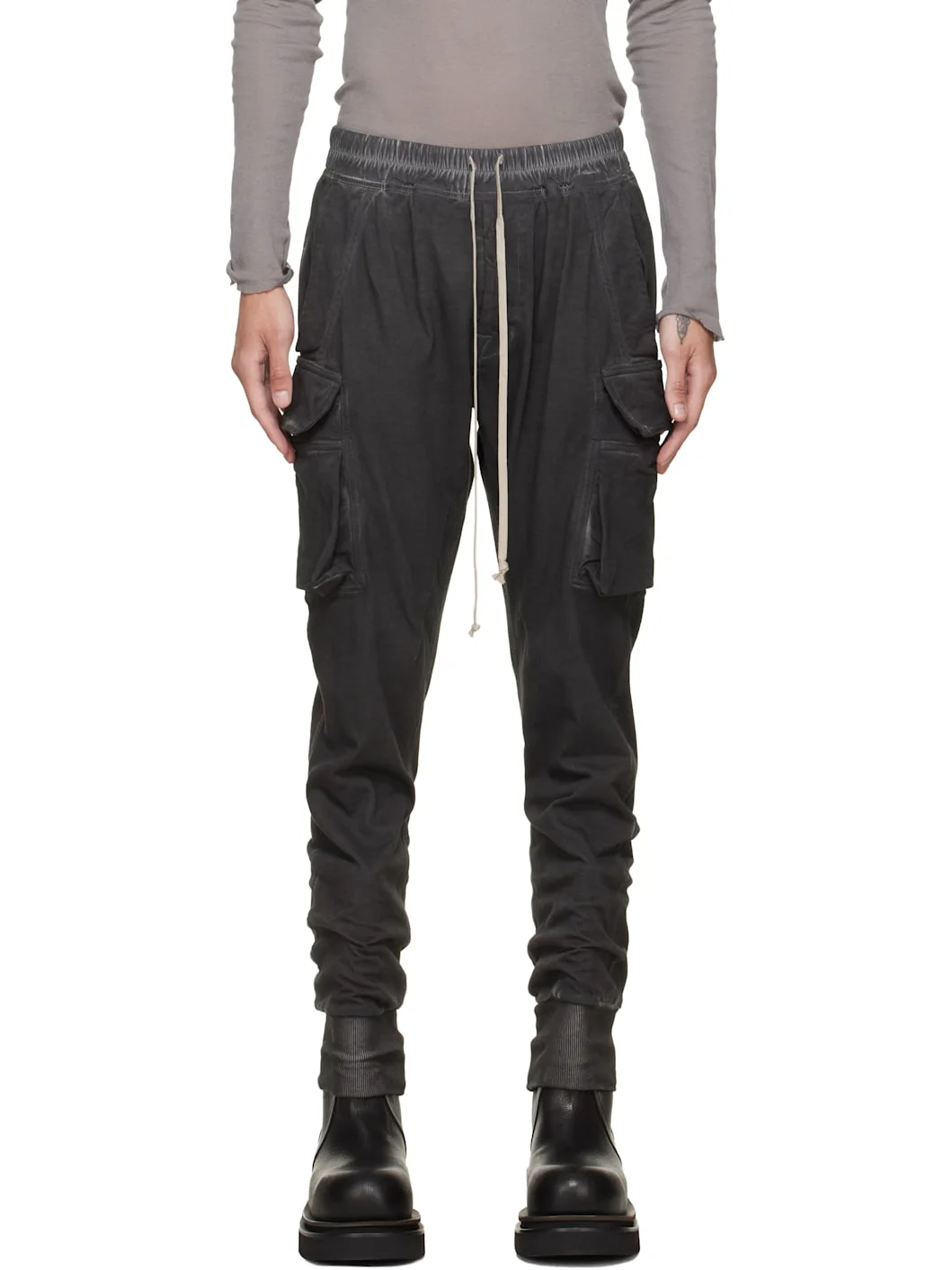 Black Tower Mastodon Cut Cargo Pants - 1