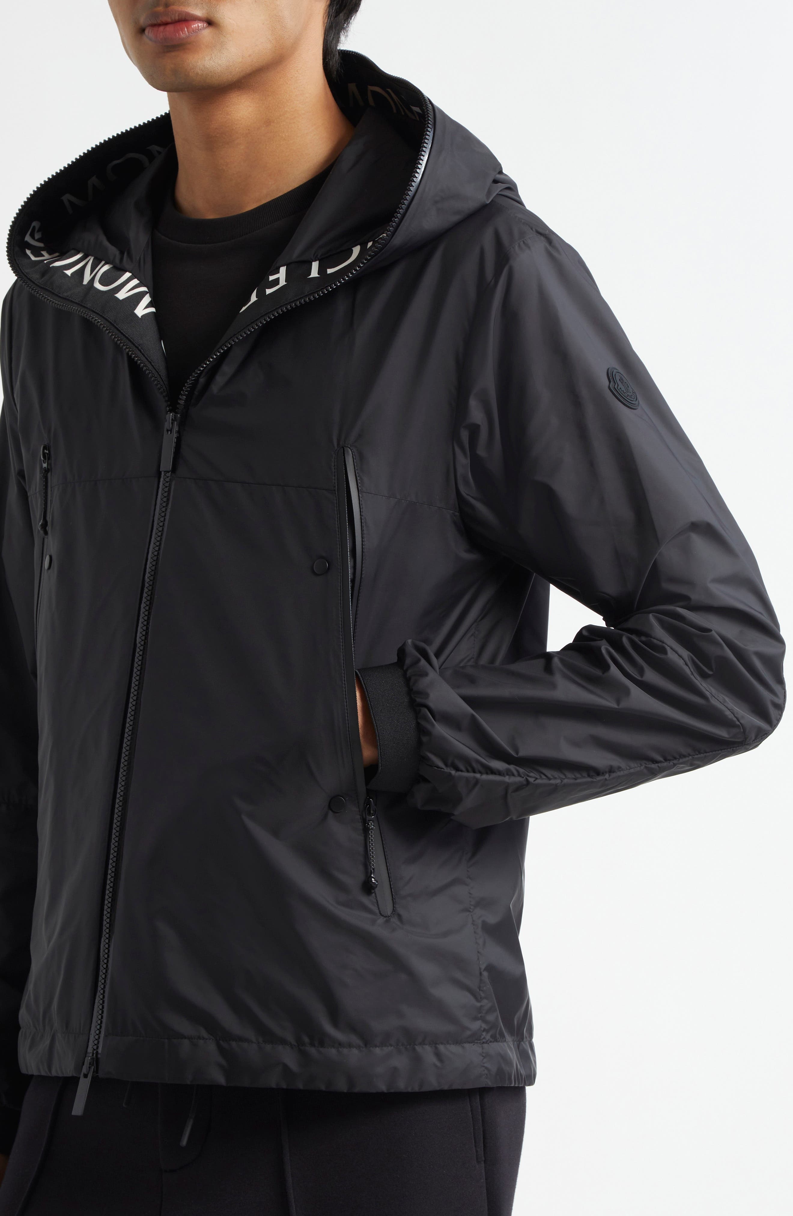 Moncler Junichi Packable Hooded Jacket in Black at Nordstrom - 4