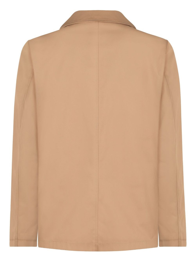 Herno double-breasted peacoat outlook