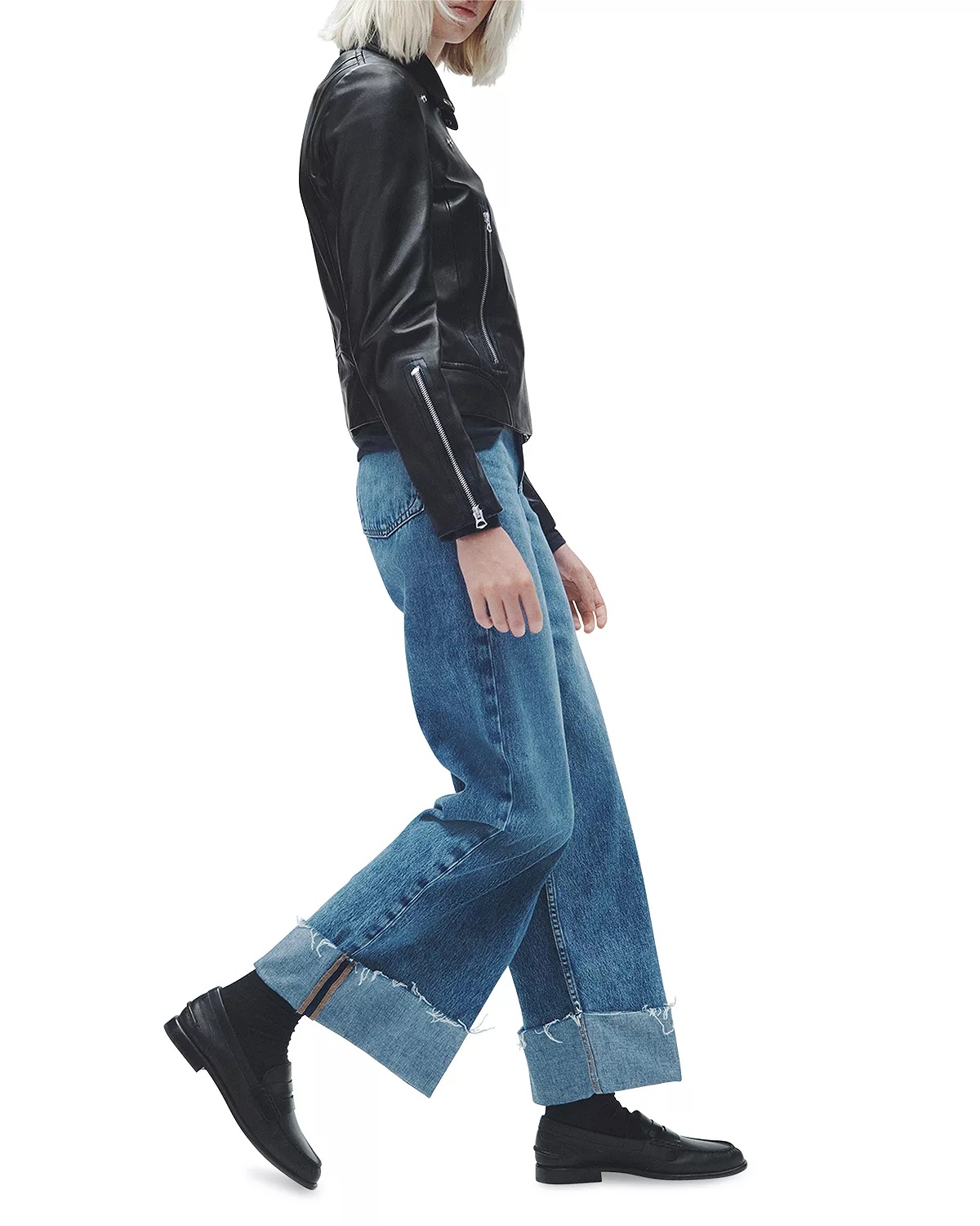 High Rise Sofie Cropped Jeans in Pebbles - 5