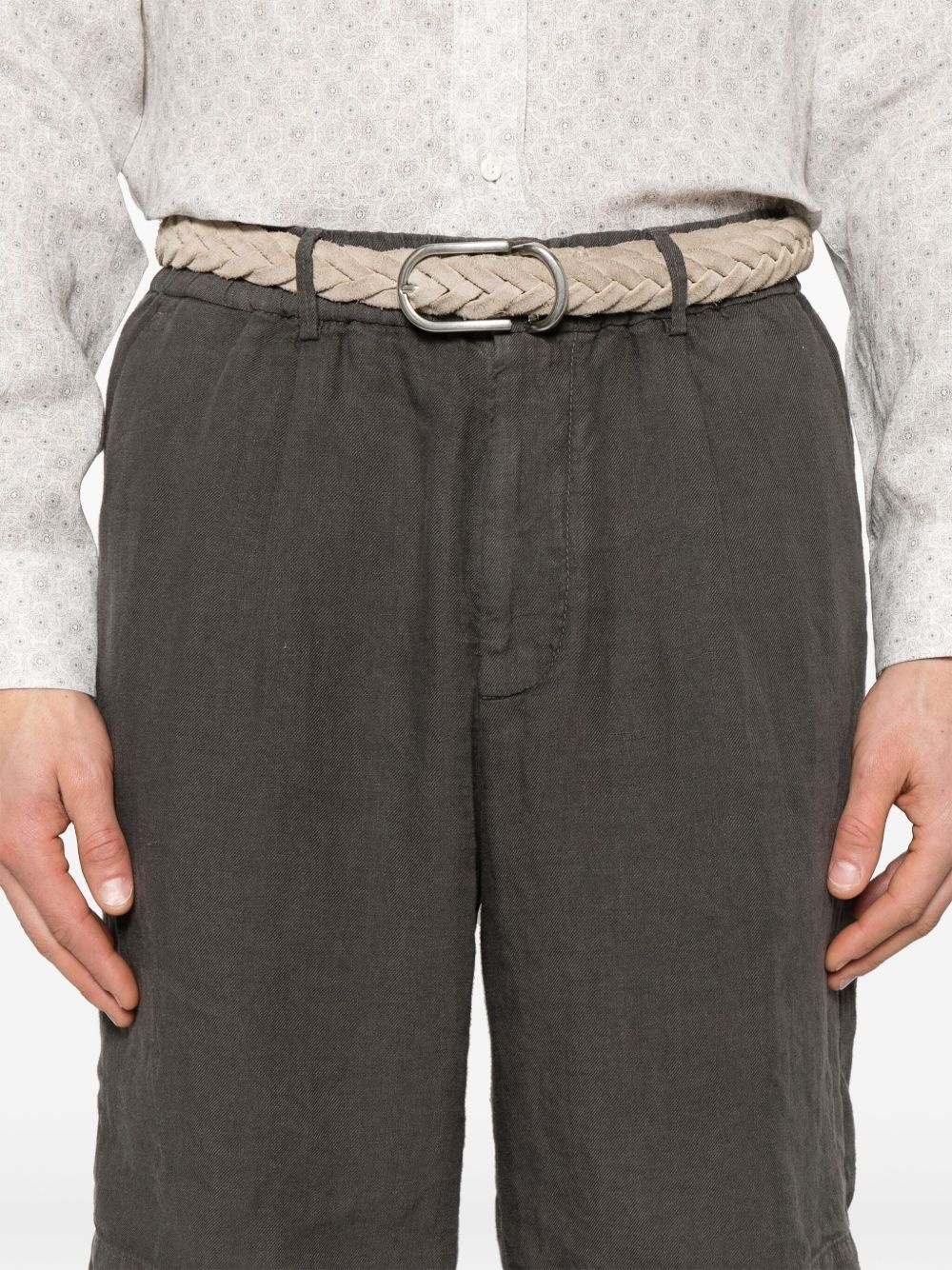 linen shorts - 5