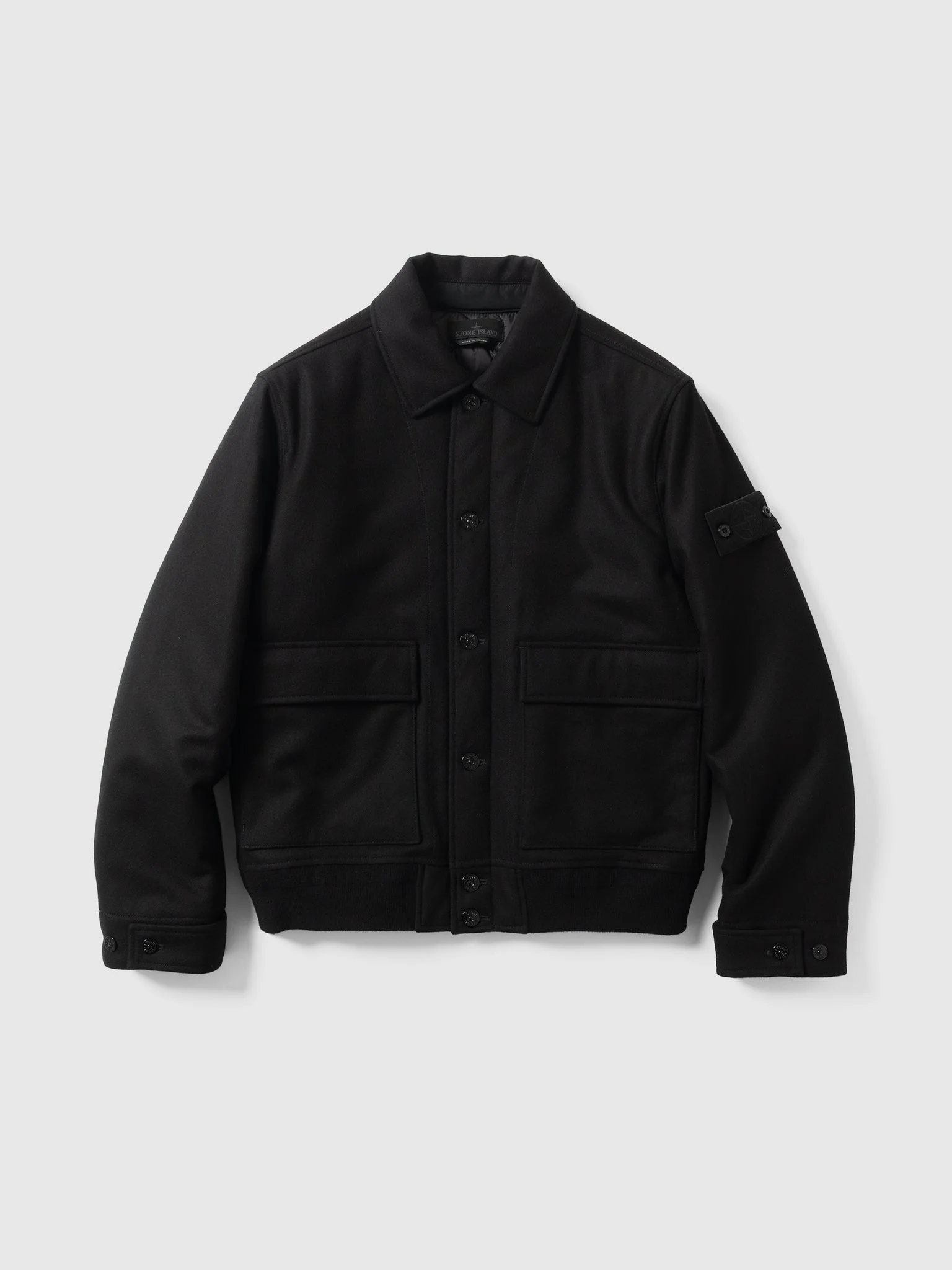 Ghost Piece Wool Nylon Flannel Black - 1