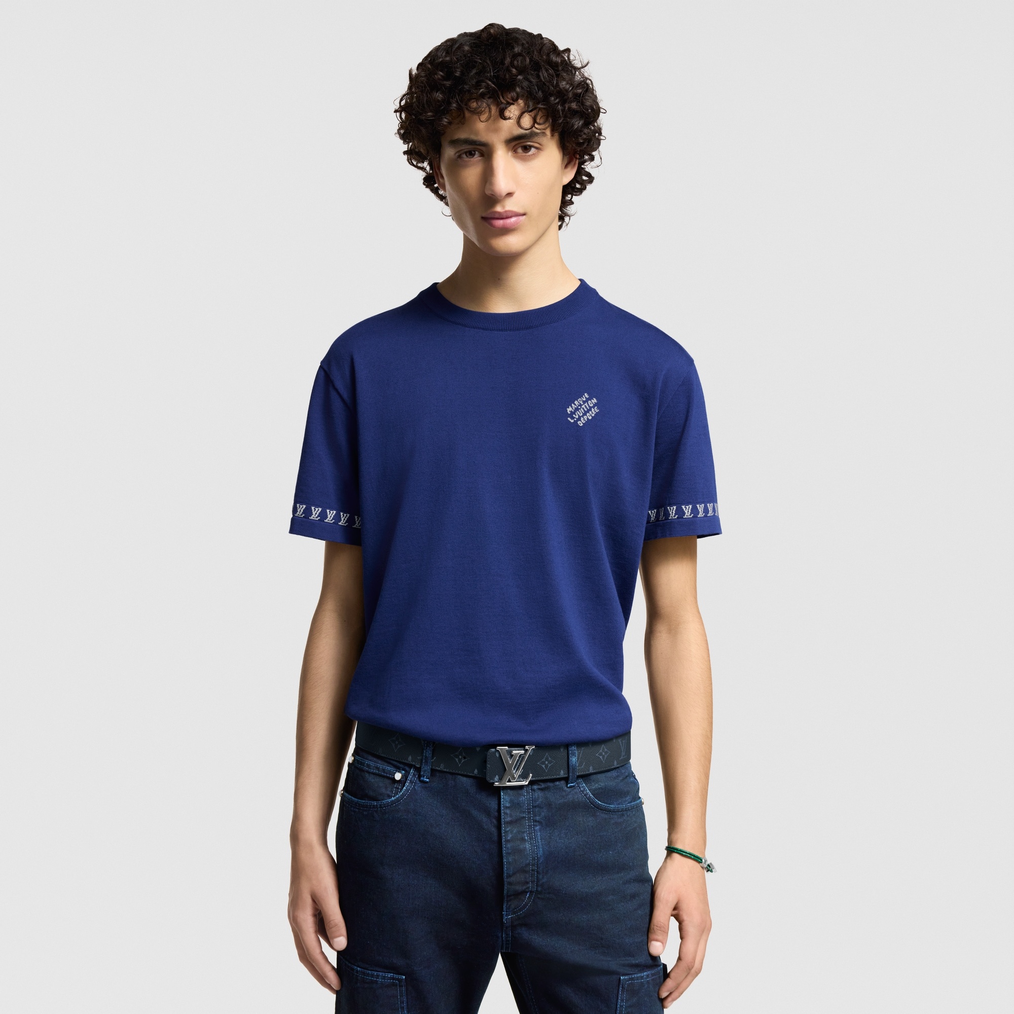 Signature Short-Sleeved Cotton Crewneck - 2