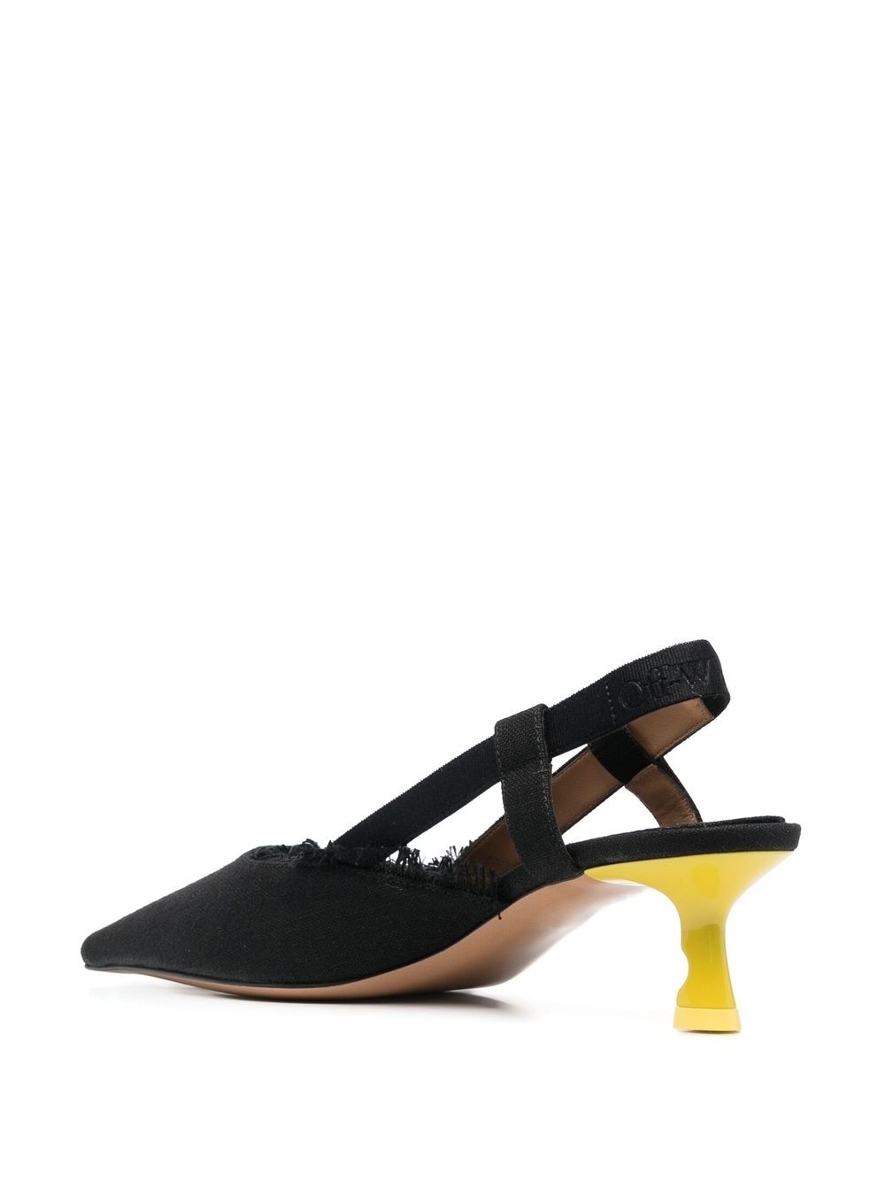 slingback pointed toe pumps - 3