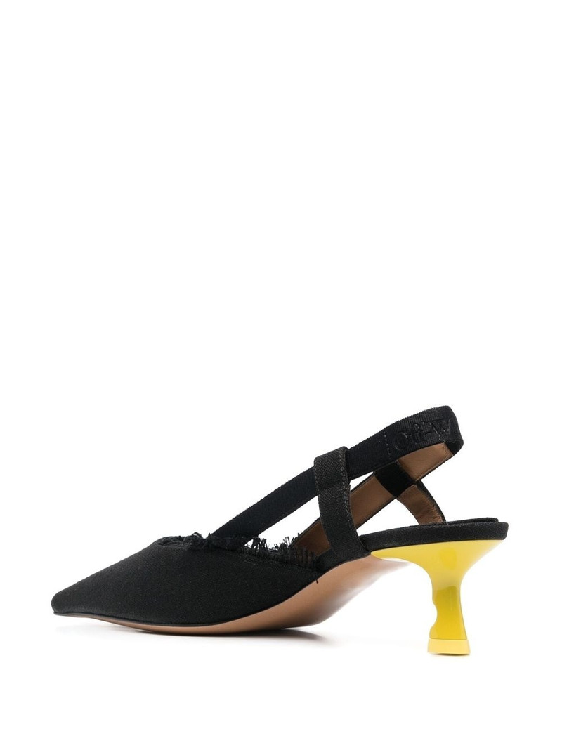 slingback pointed toe pumps 3