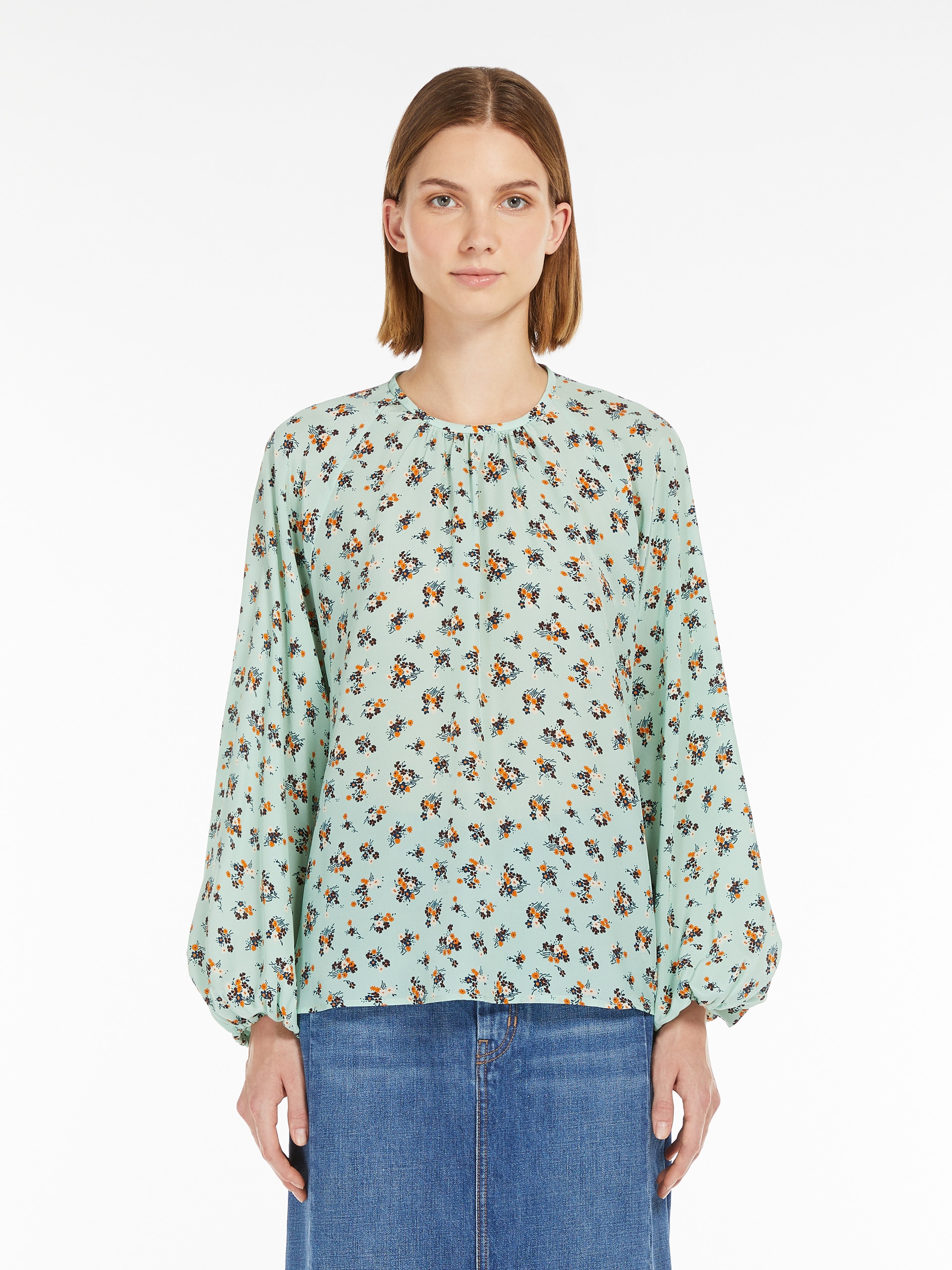 TEBAIDE Silk crêpe de Chine blouse - 3
