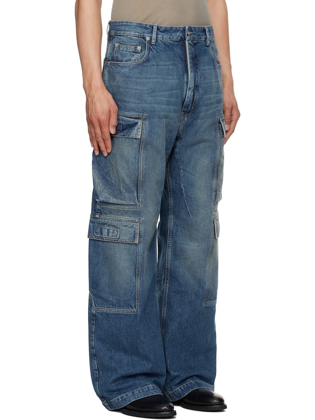 Indigo Hollywood Double Cargo Jeans - 2