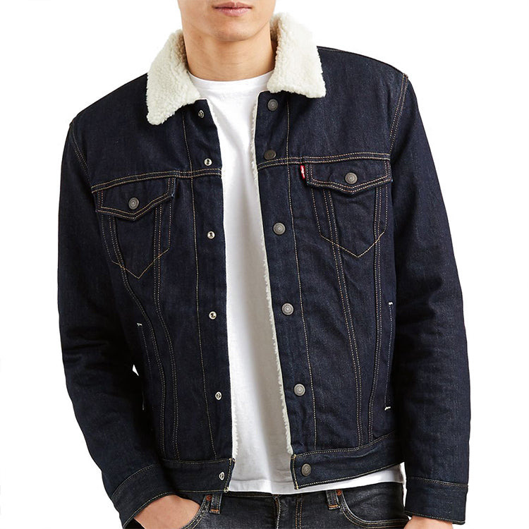 Levi's Sherpa Trucker Jacket 'Navy' 16365-0075 - 3