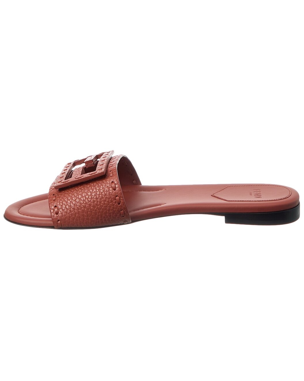 FENDI FF Baguette Leather Sandal - 2