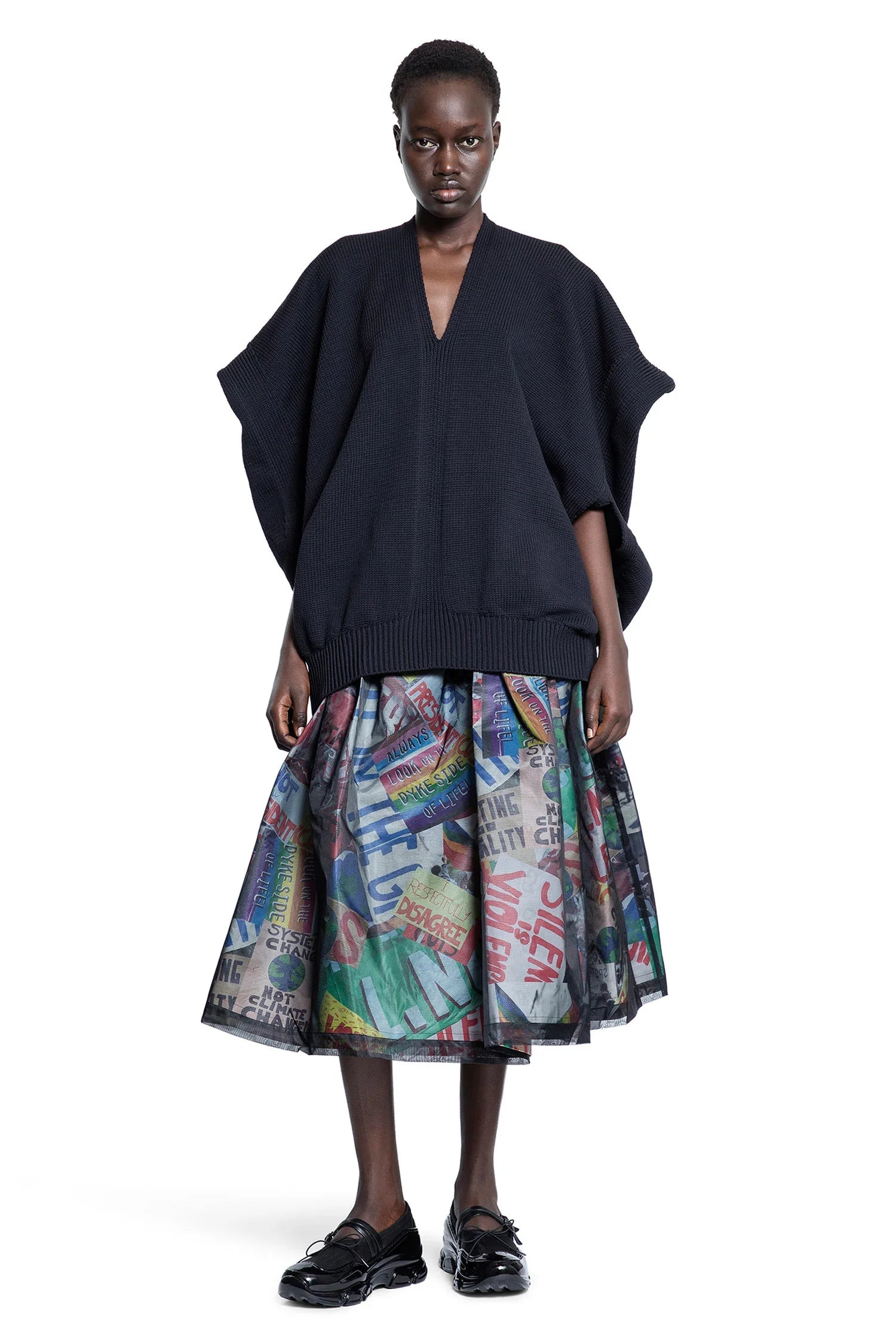 Printed-Flared-Midi-Skirt - 5