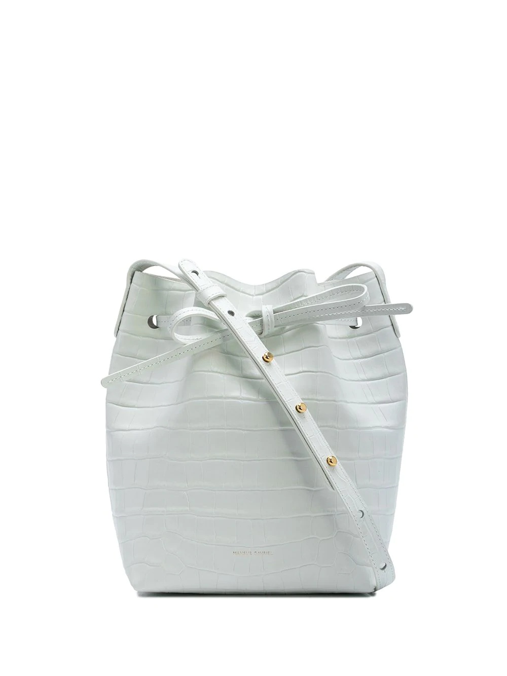 embossed bucket bag - 1