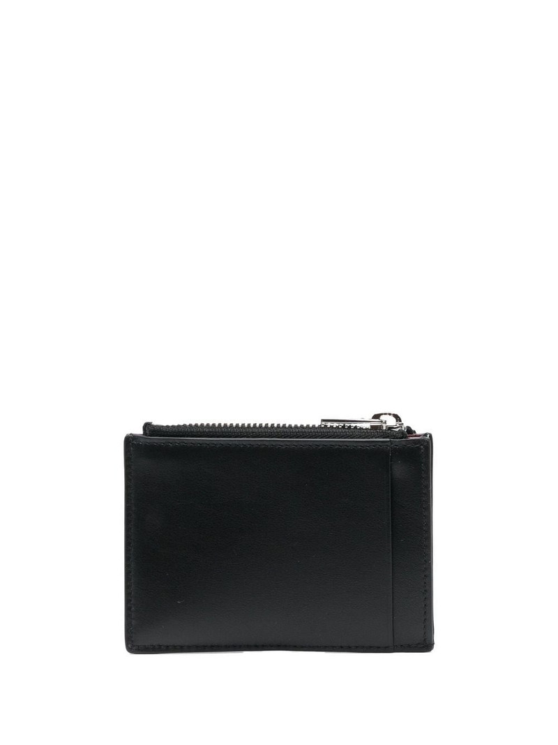 Alexander McQueen logo print cardholder outlook