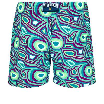 Vilebrequin Men Stretch Short Swim Trunks 2001 Broken Waves outlook