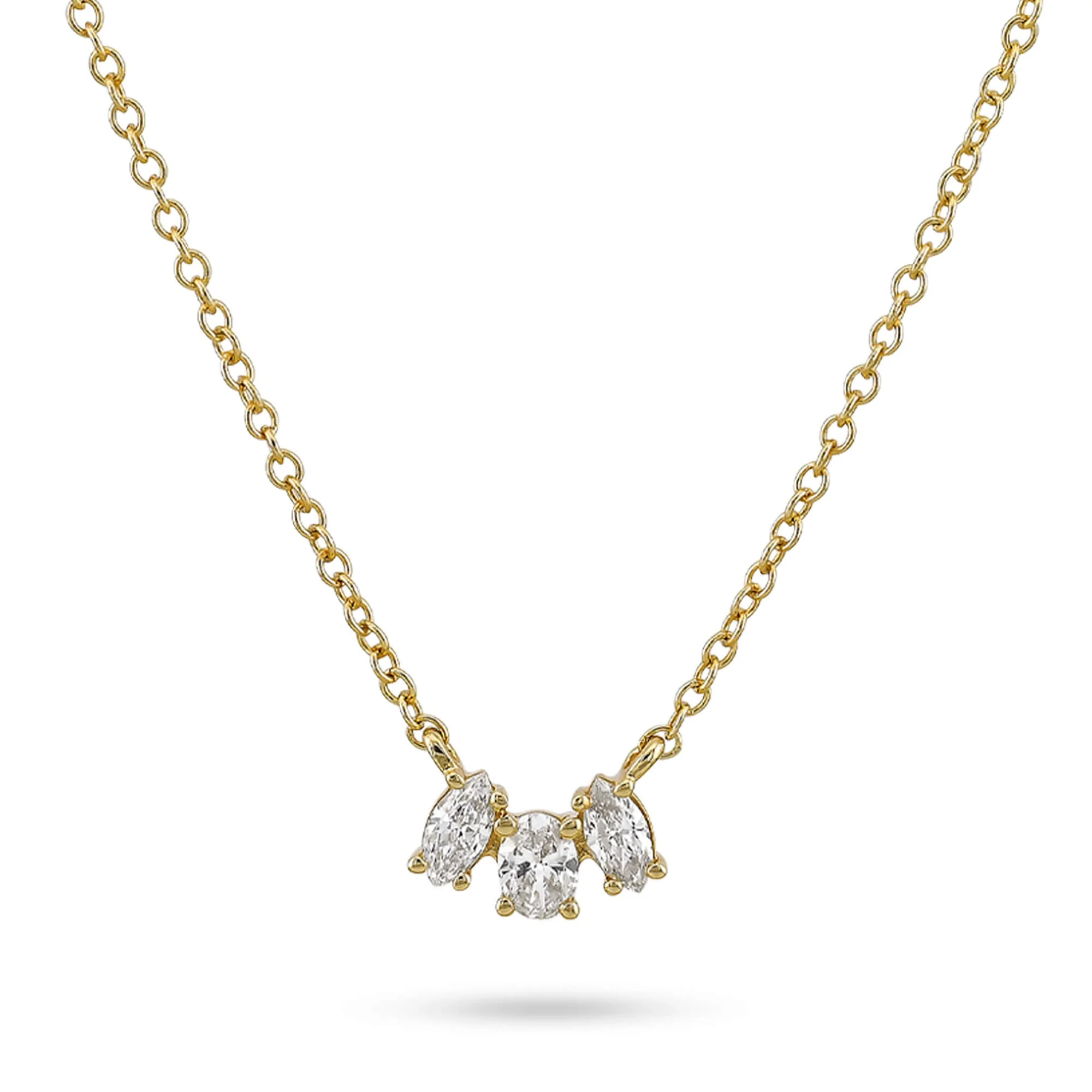 LAB-Created Diamond Acrostic Mom Necklace - 1