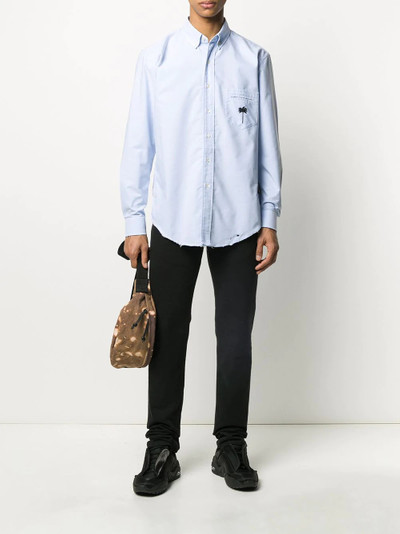 Palm Angels embroidered Oxford shirt outlook