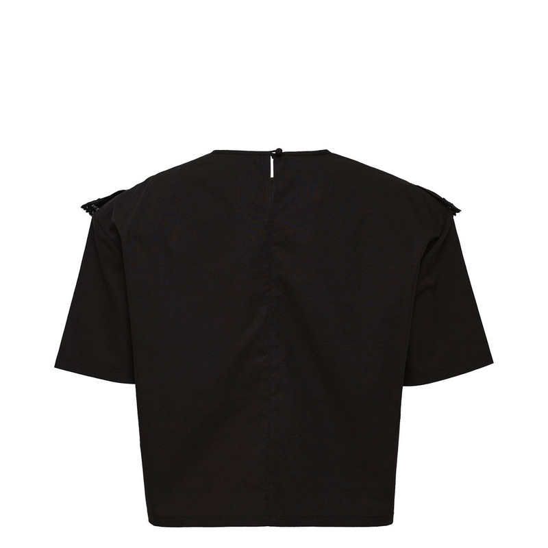 pushBUTTON Black Push Skull Smile Blouse outlook