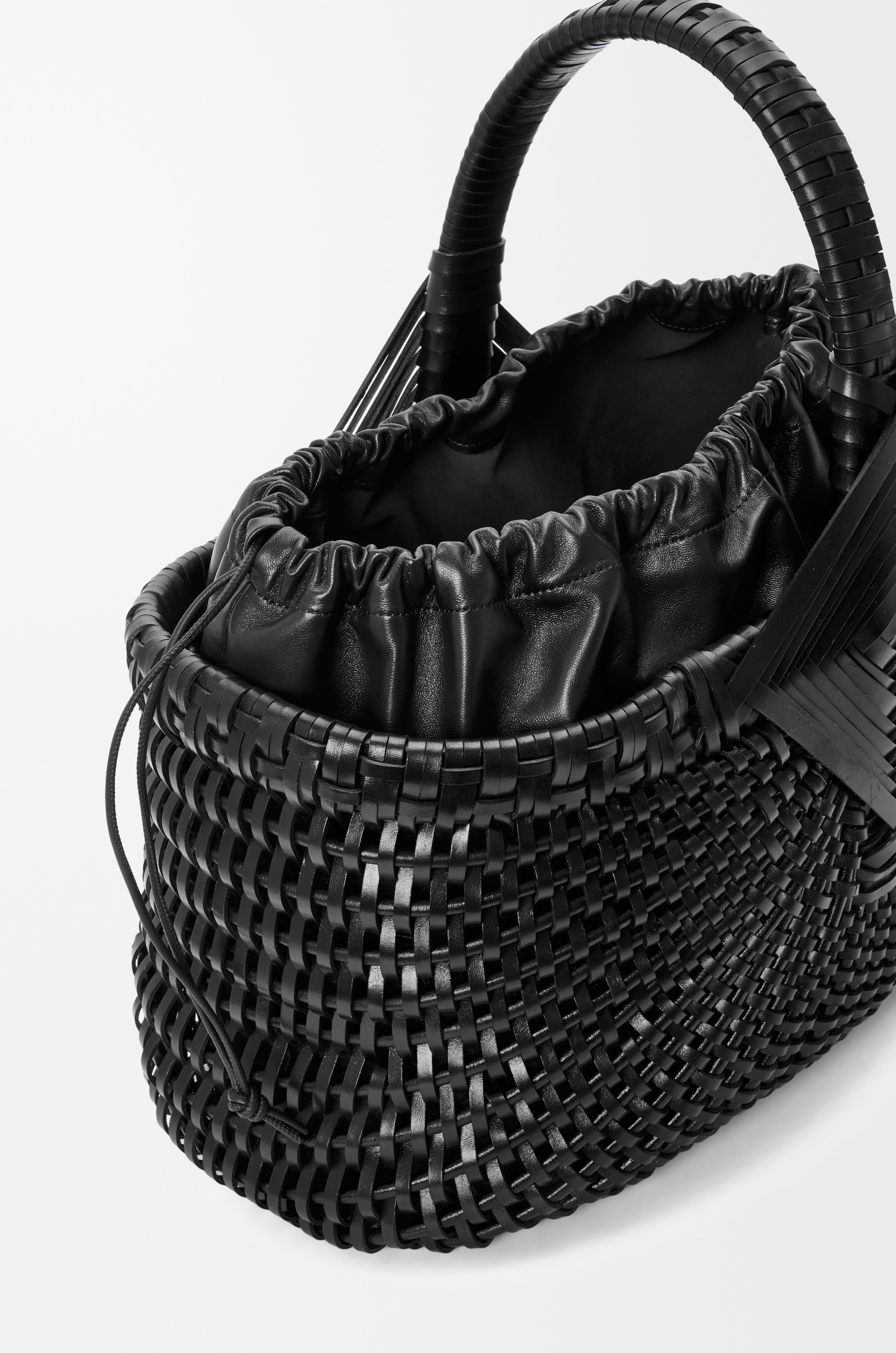 Diamond Square Basket in calfskin - 4