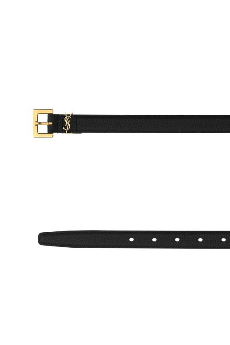 SAINT LAURENT LEATHER BELT outlook