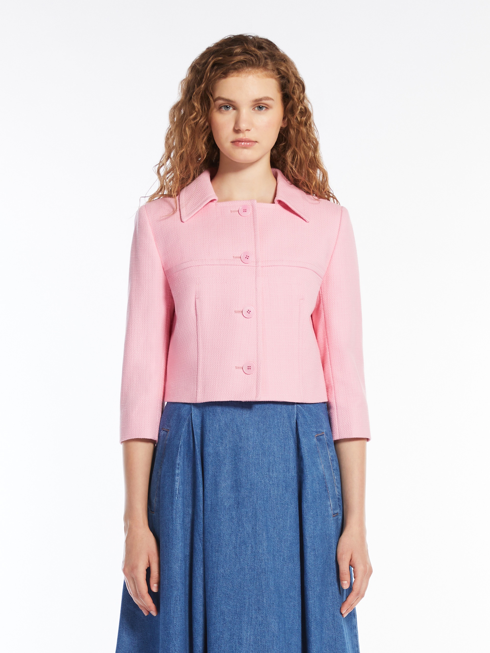 USSITA Cotton cropped jacket - 3