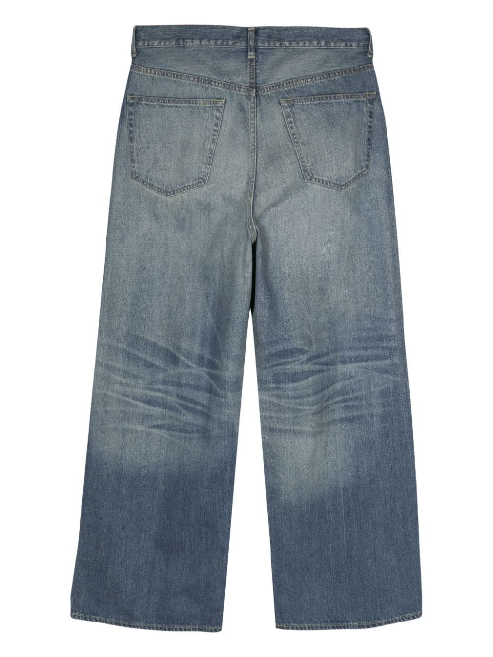 Junya Watanabe MAN high-waisted straight-leg jeans | REVERSIBLE