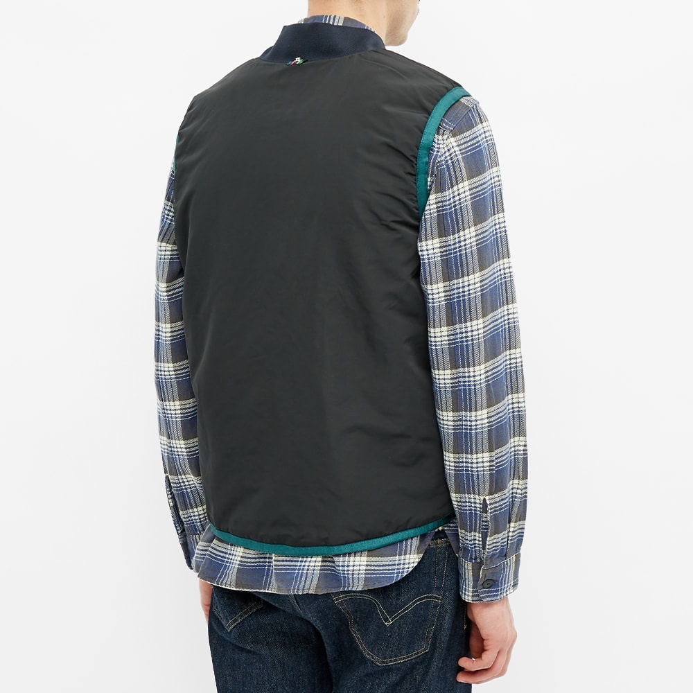 Paul Smith Reversible Sherpa And Nylon Fleece Gilet - 9