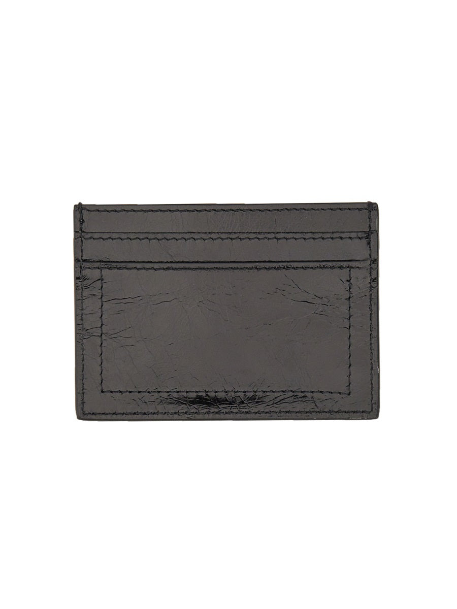 Moschino Women Card Holder With Gold Plaque - 2