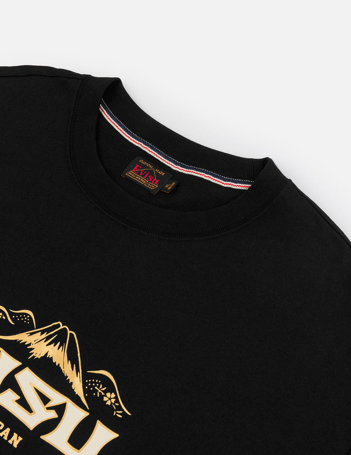 Logo and Crane Soaring Daicock Print Relax Fit T-shirt - 5