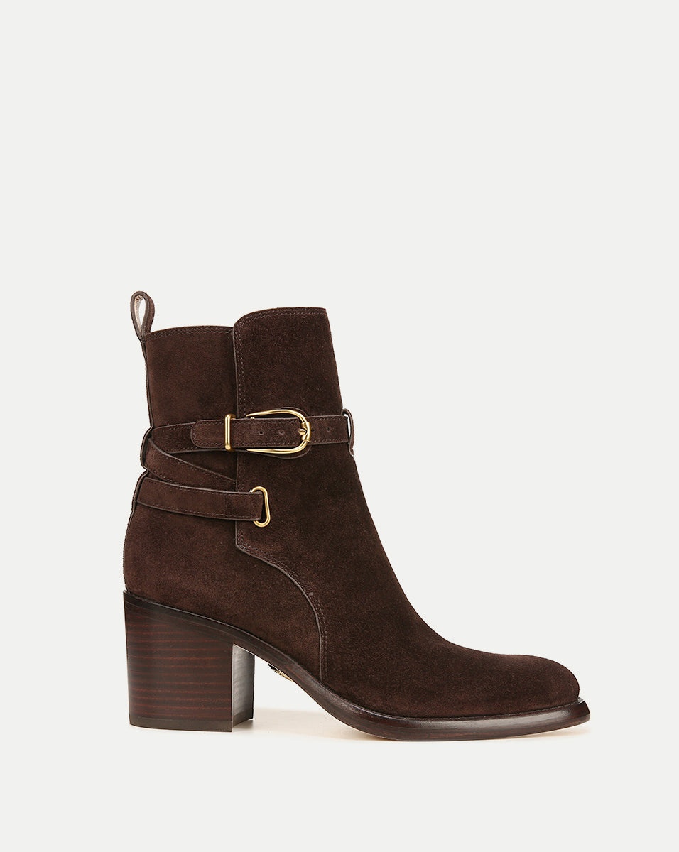 SOHELIA SUEDE ANKLE BOOTIE - 1