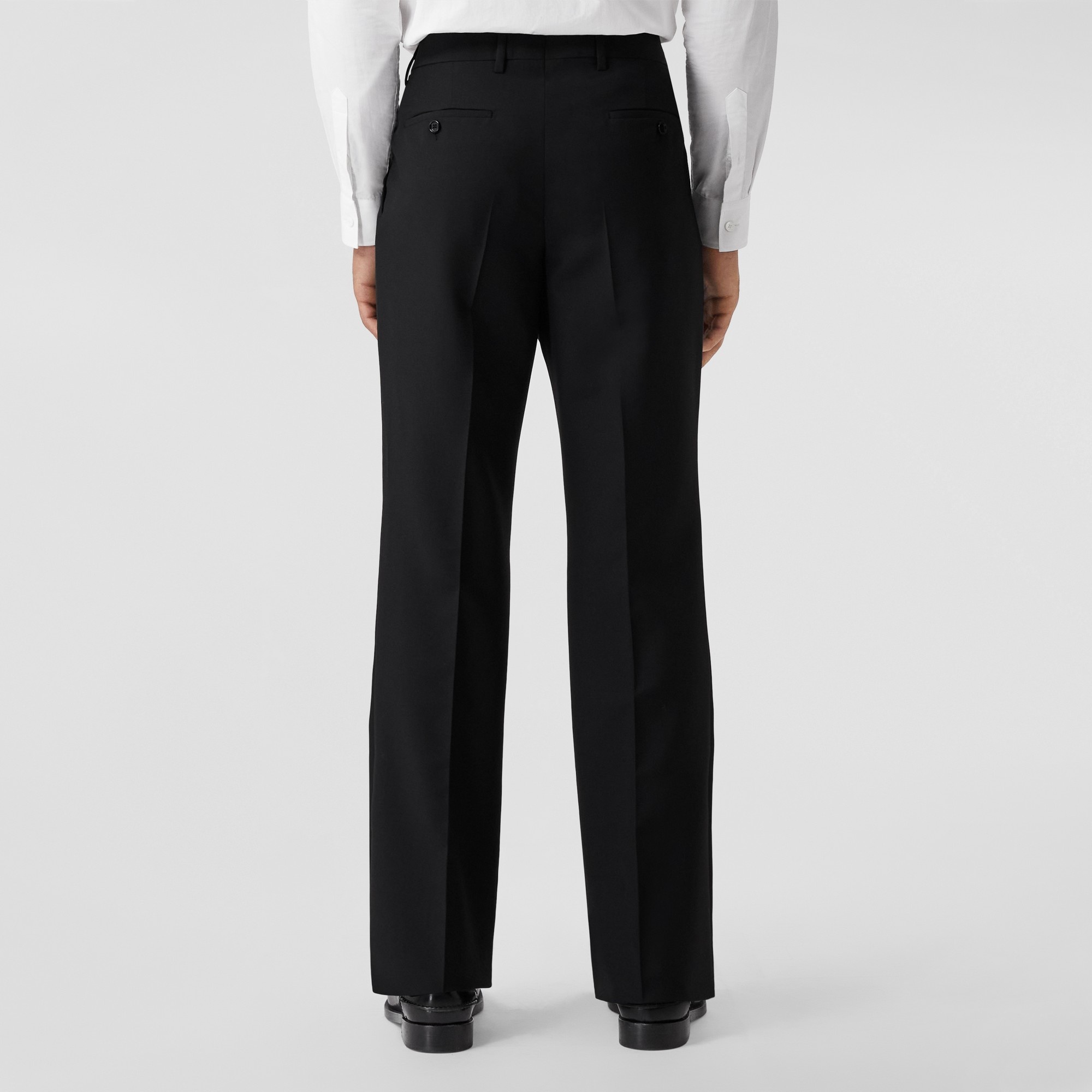 Classic Fit Wool Mohair Tailored Trousers - 4