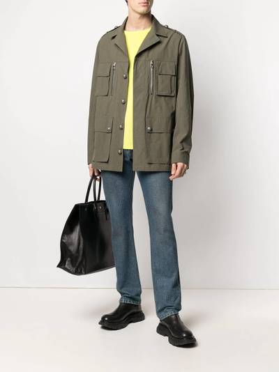 Balmain multi-pocket military jacket outlook