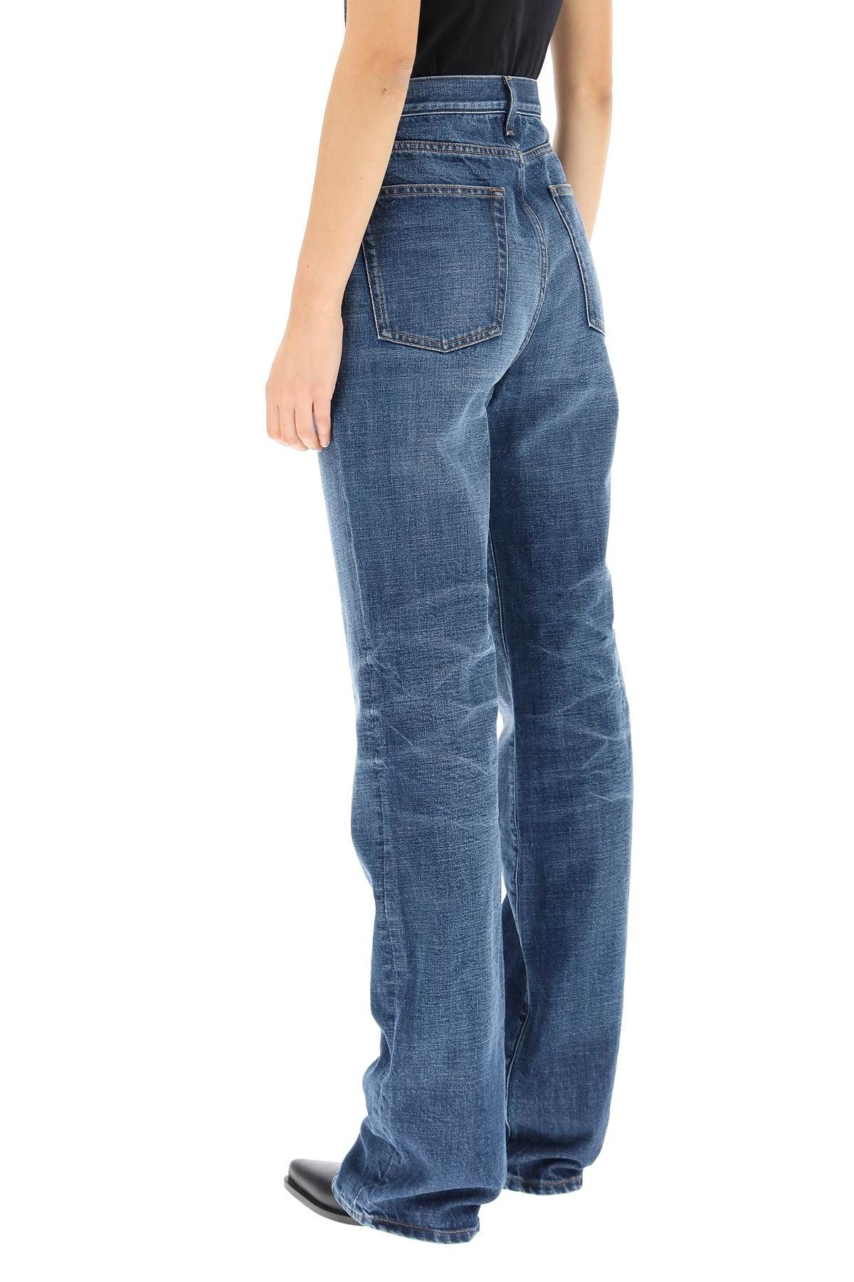 HIGH RISE FLARED JEANS - 4