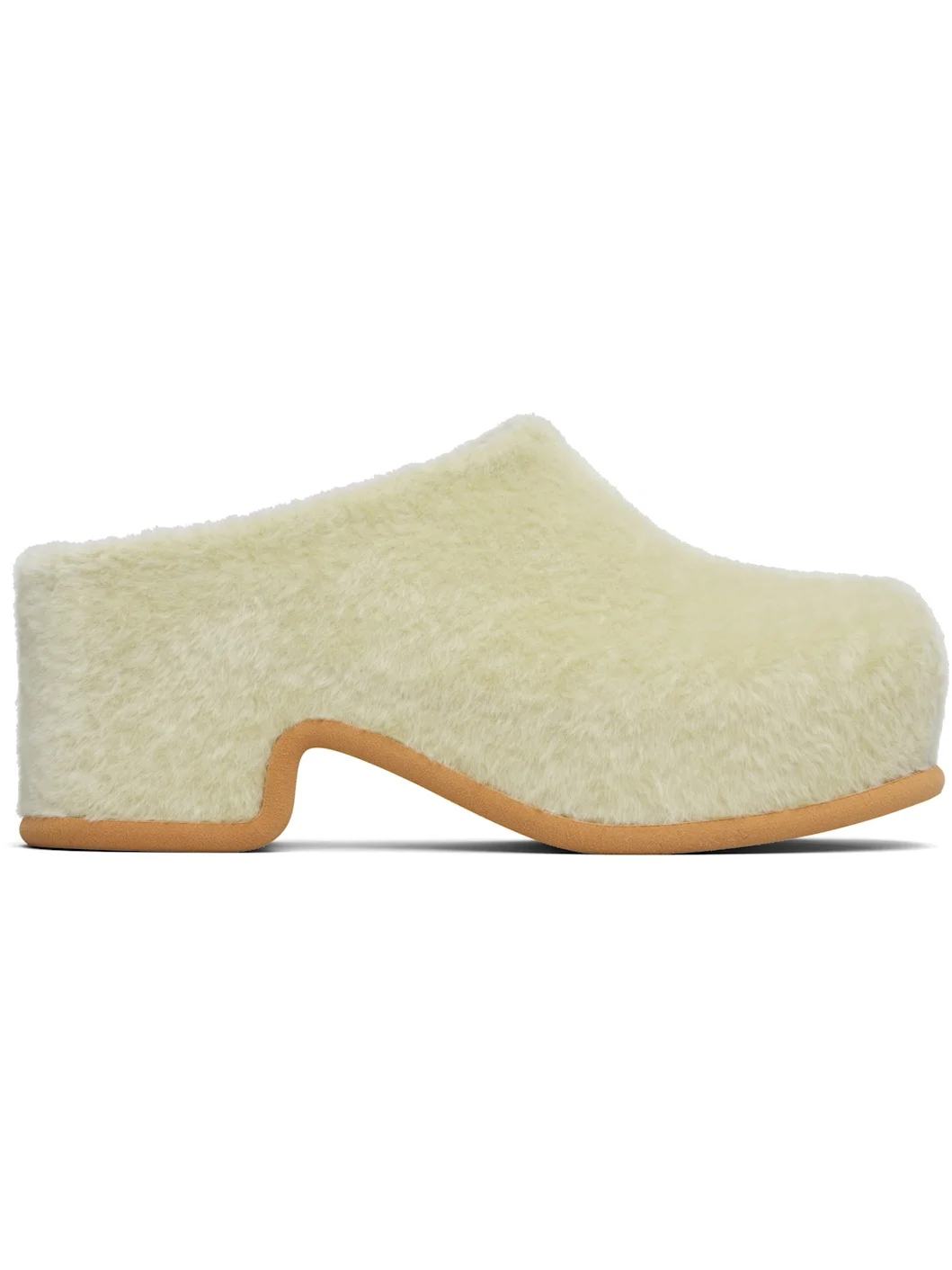 Green Platform Clogs - 1