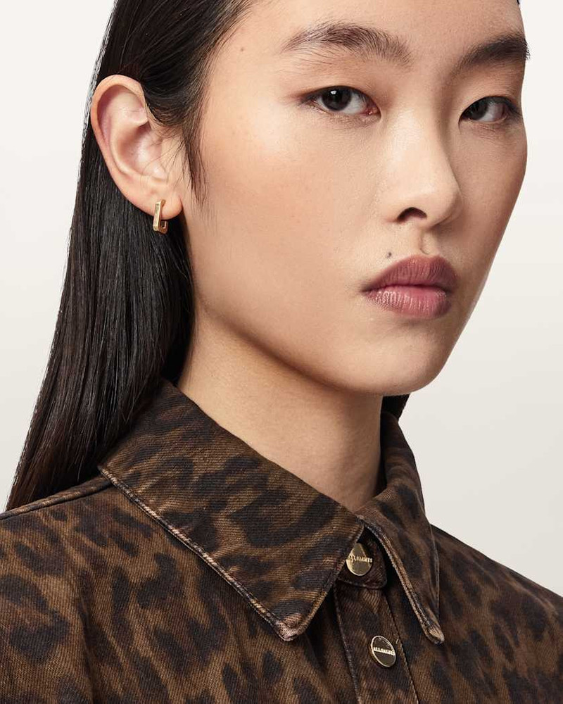 NANCY LEOPARD PRINT DENIM SHIRT 6