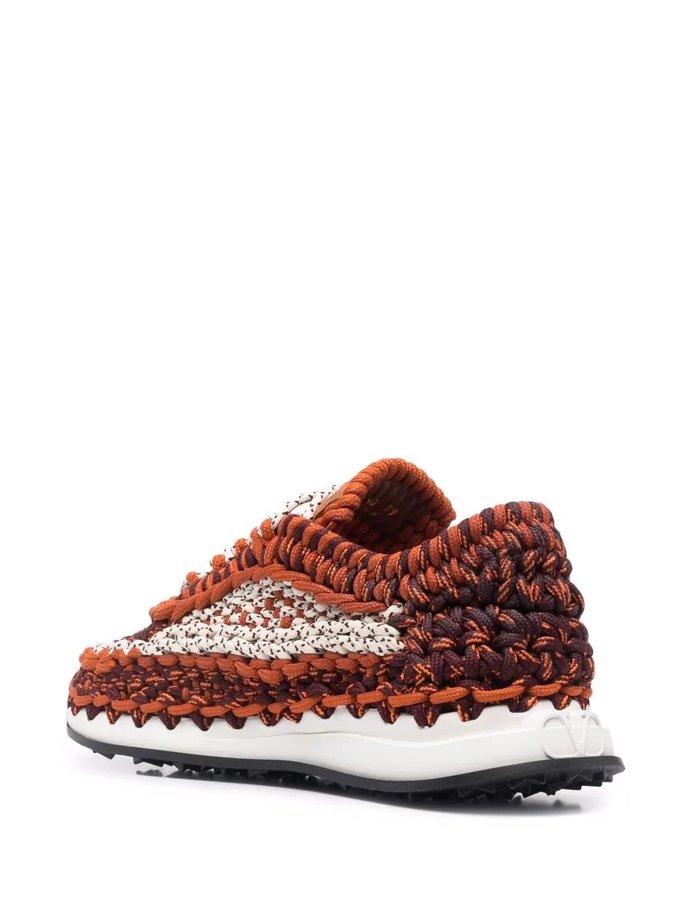crochet low-top sneakers - 3
