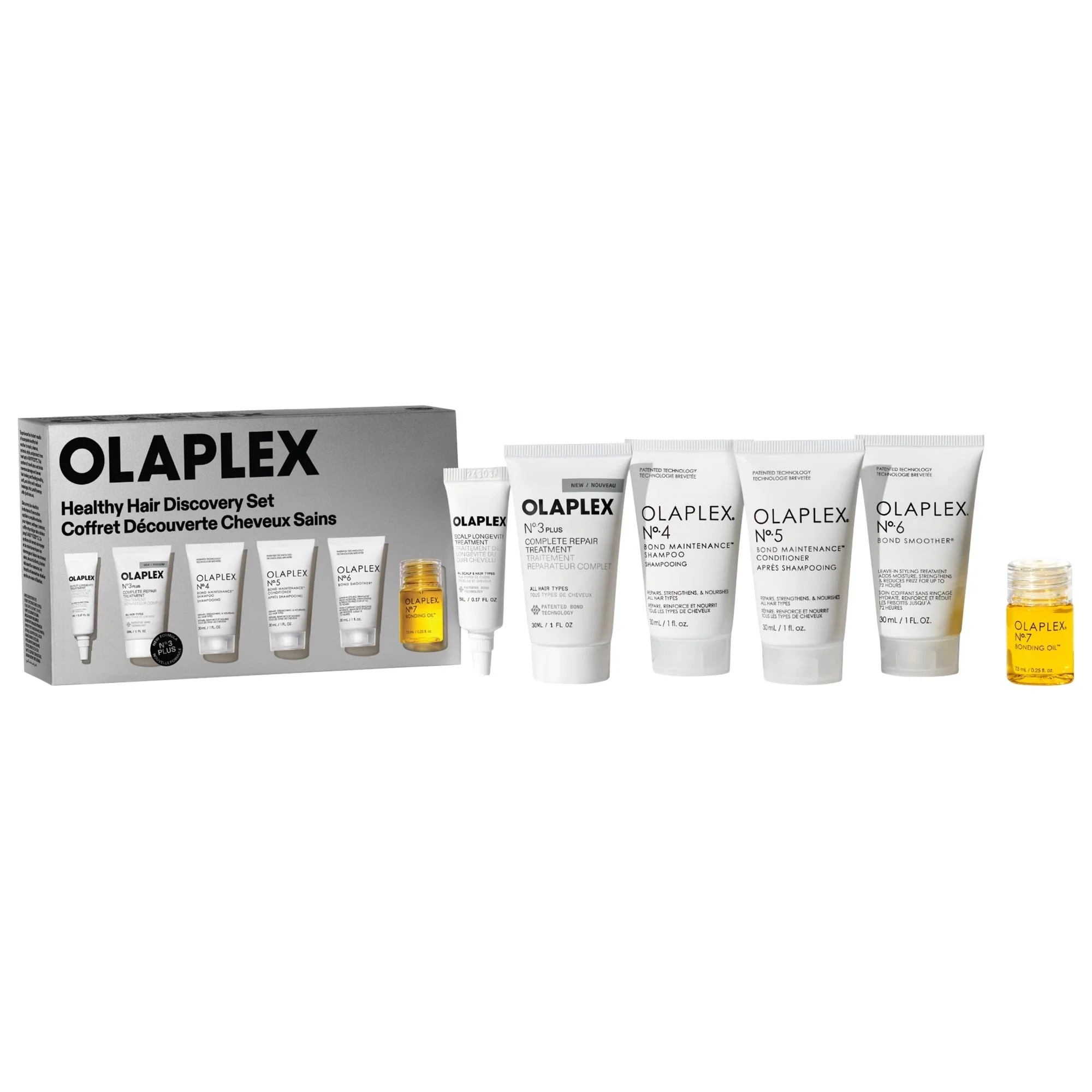 Healthy Hair Shampoo, Conditioner, and Oil Discovery Set - 1