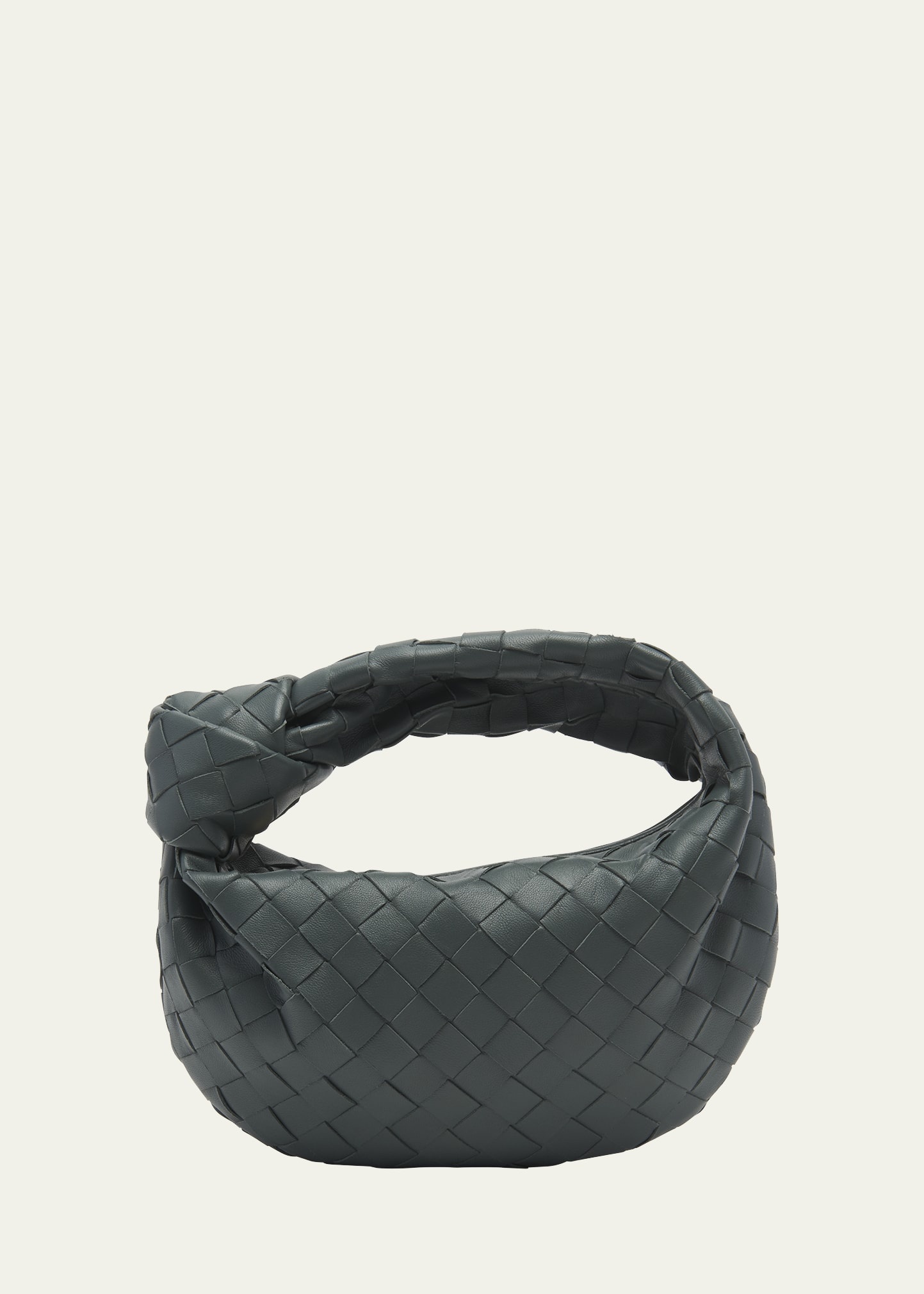 bottega veneta jodie mini intrecciato knot hobo bag