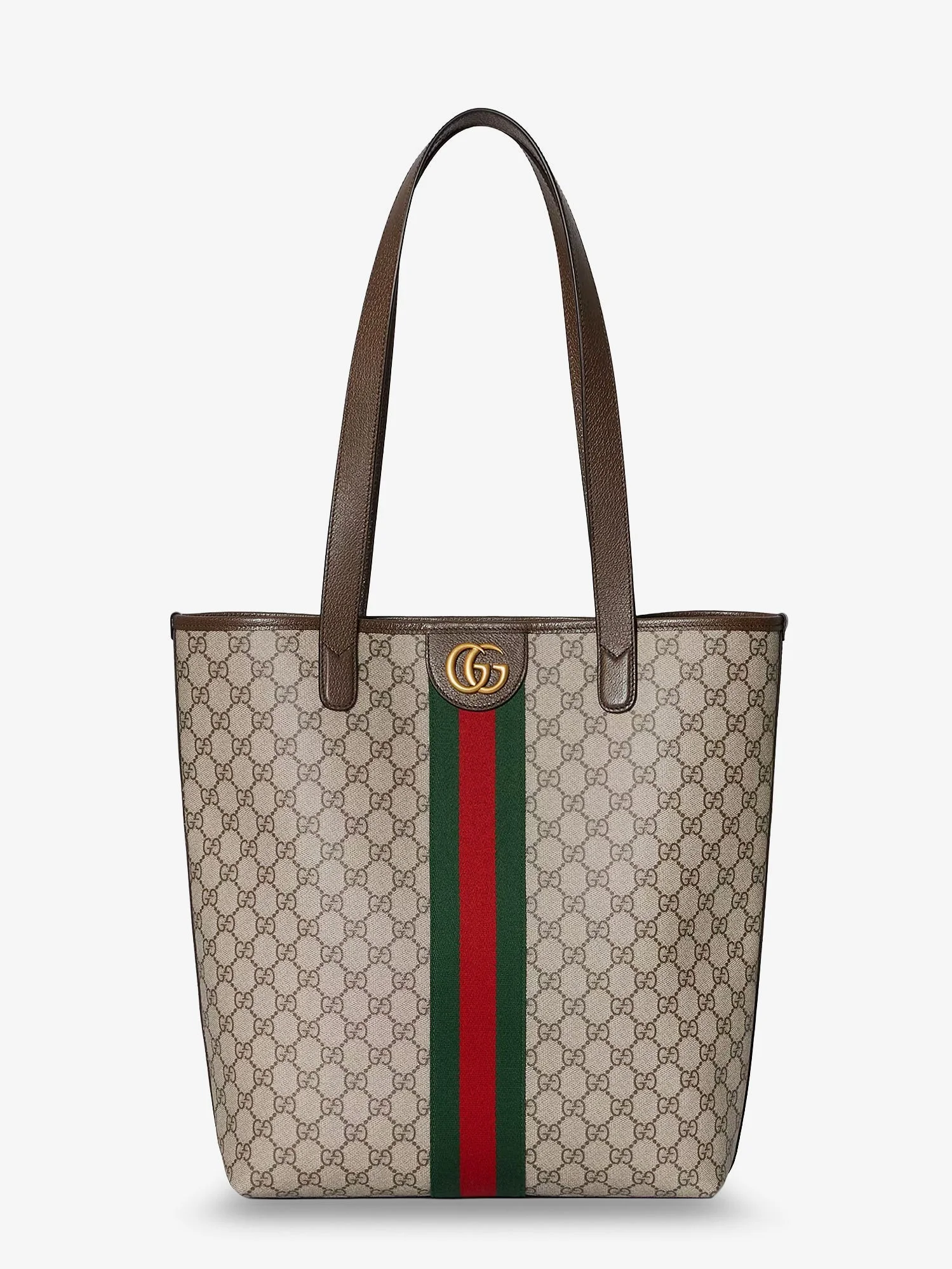 Gucci Gg Monogram Fabric Ophidia Shopping Bag - 1