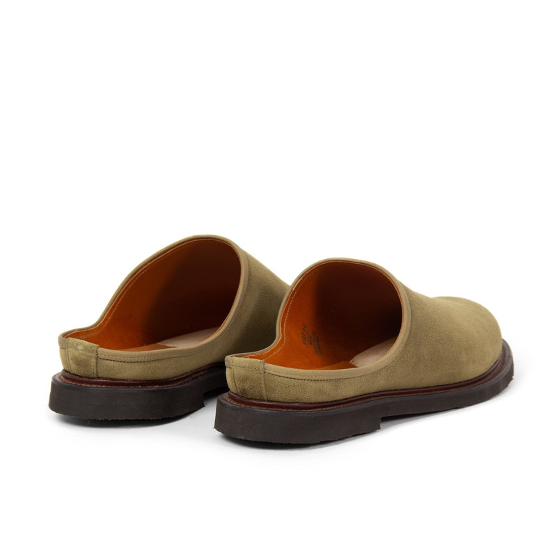 Mule - Avocado Janus Calf Suede 4