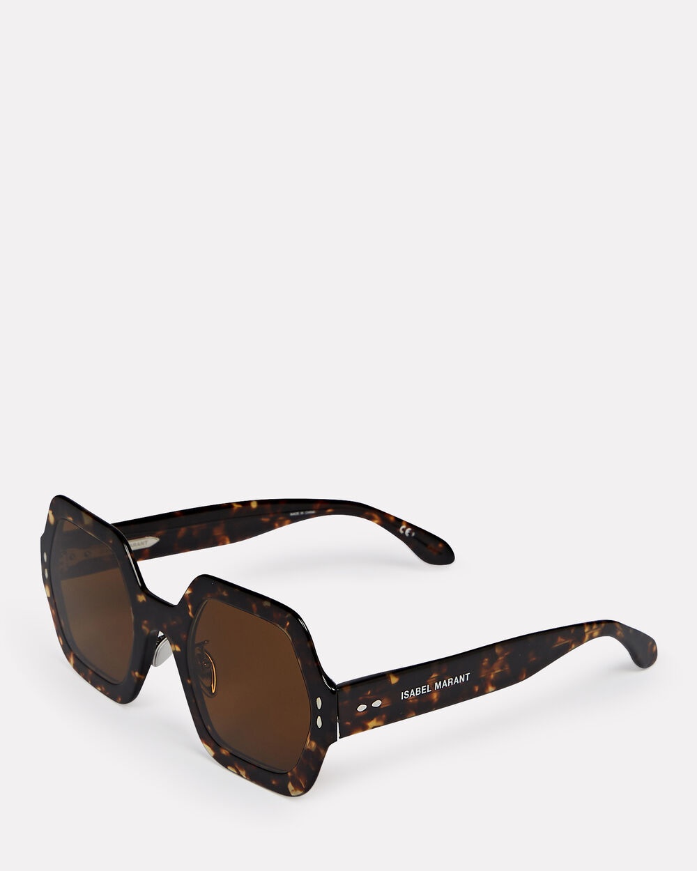 Oversized Hexagon Sunglasses - 3