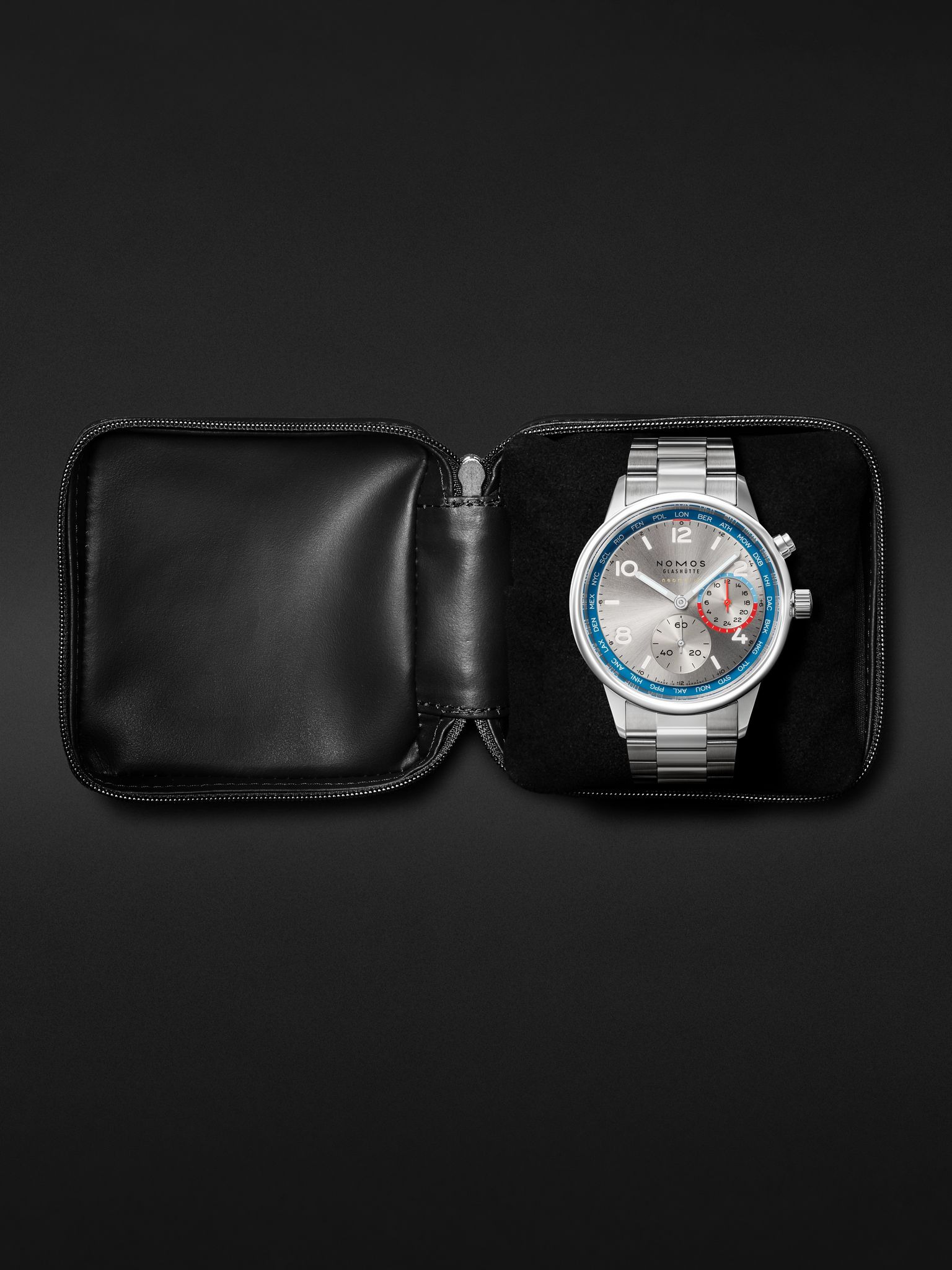 Club Sport Neomatik Worldtimer Silver Automatic 40mm Stainless Steel Watch, Ref. No. 791 Silver - 5