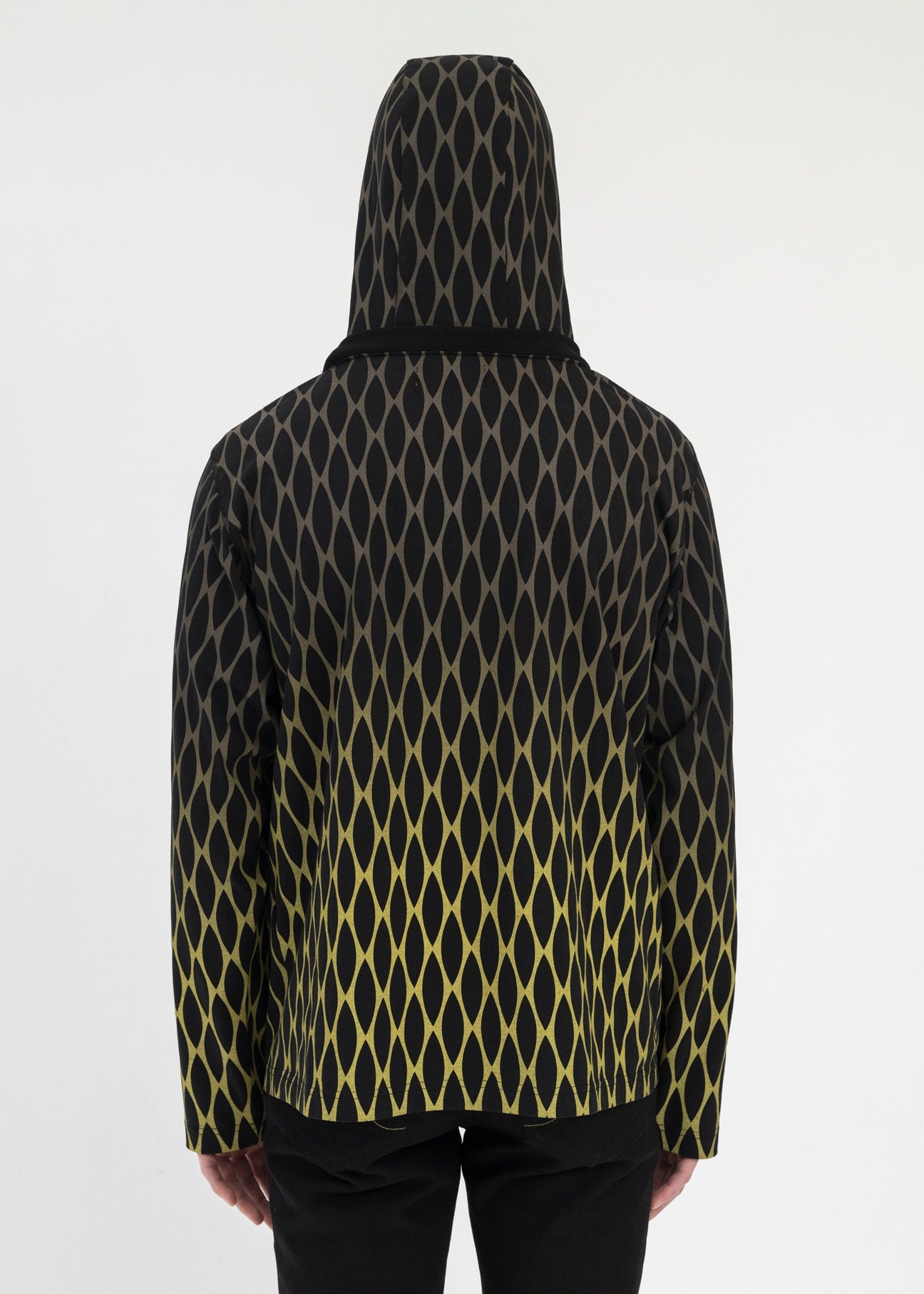BLACK CHAIN PRINT MASK LS T-SHIRT - 2