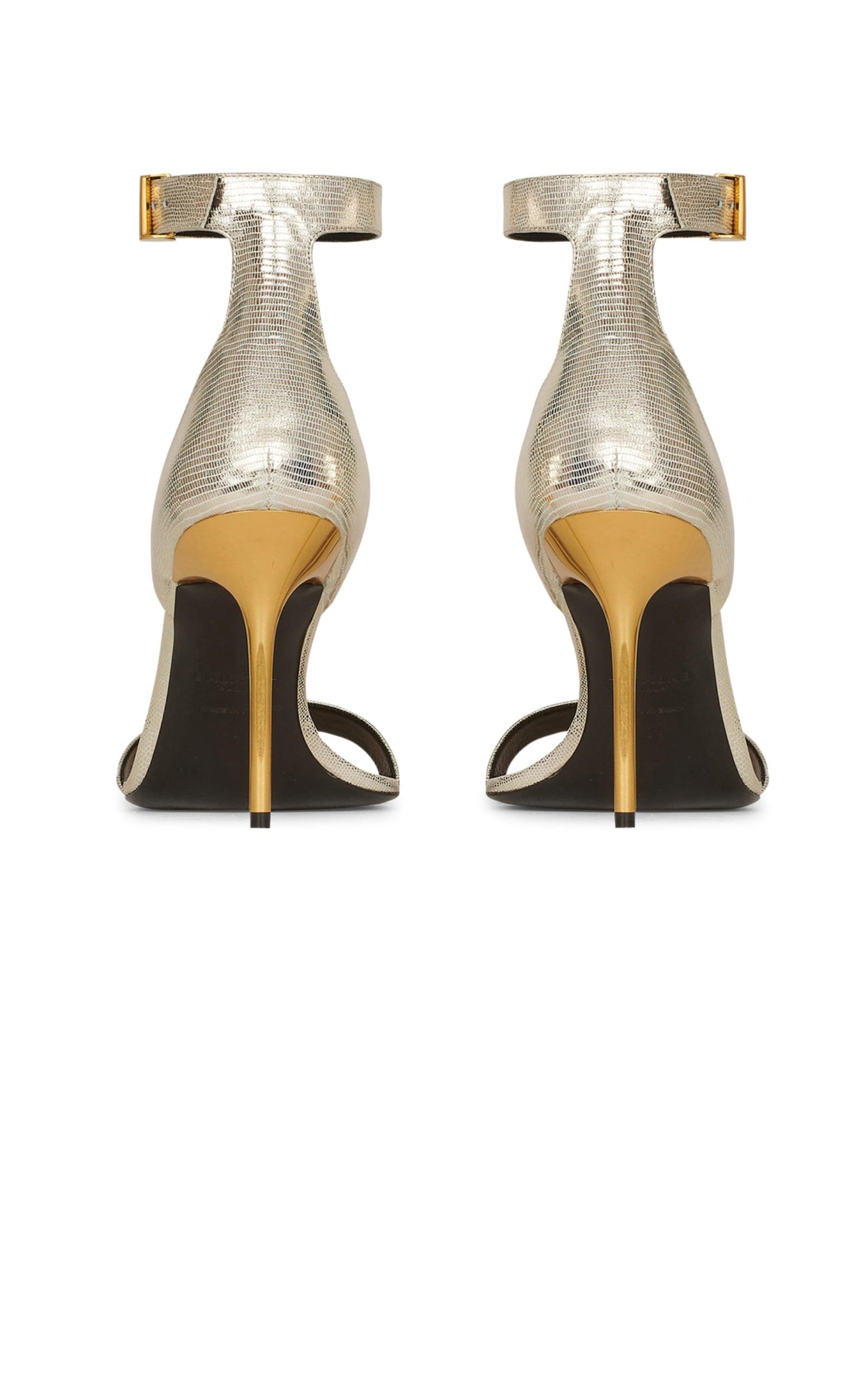 Reptile-effect Uma Sandals - 5