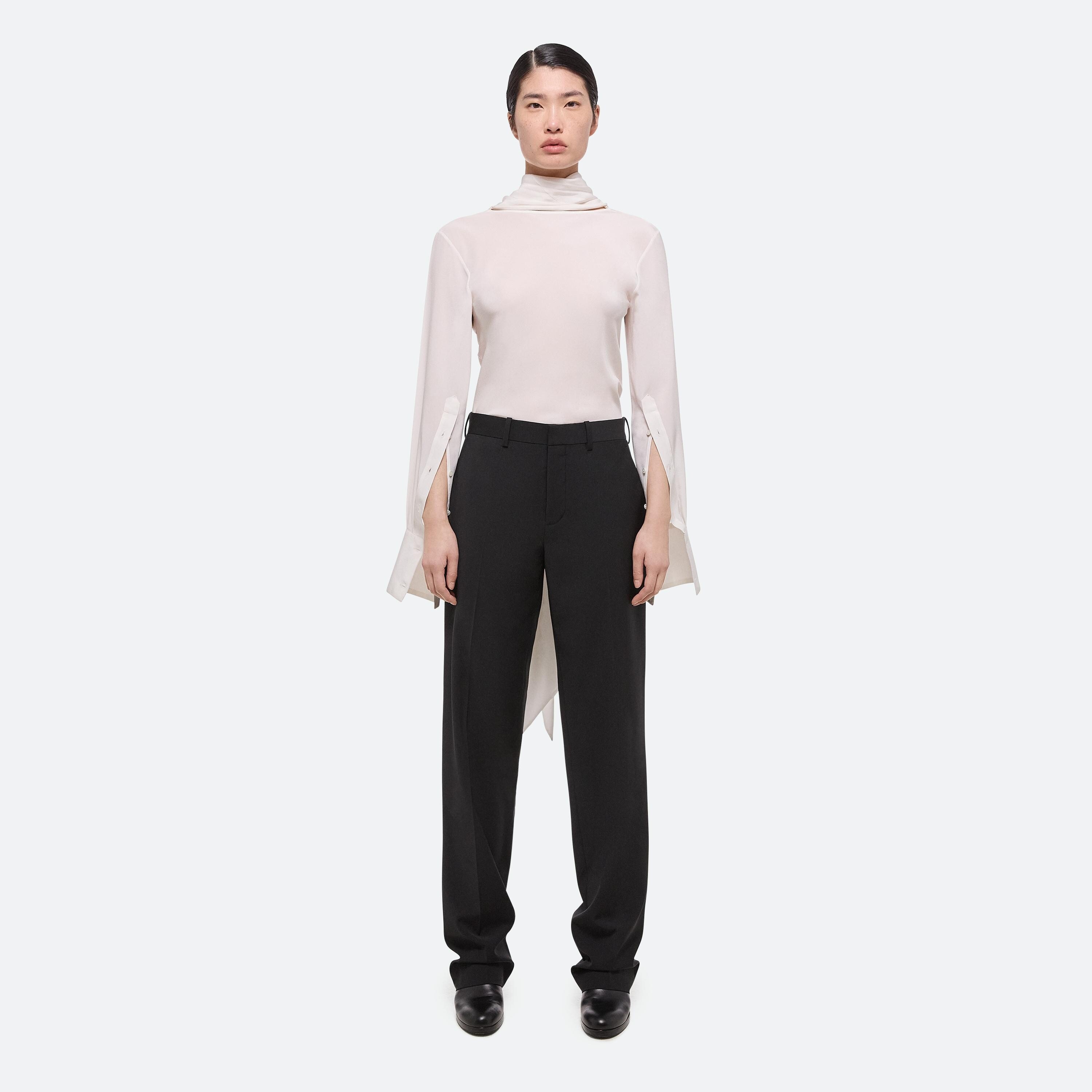 SCARF SILK BLOUSE - 3