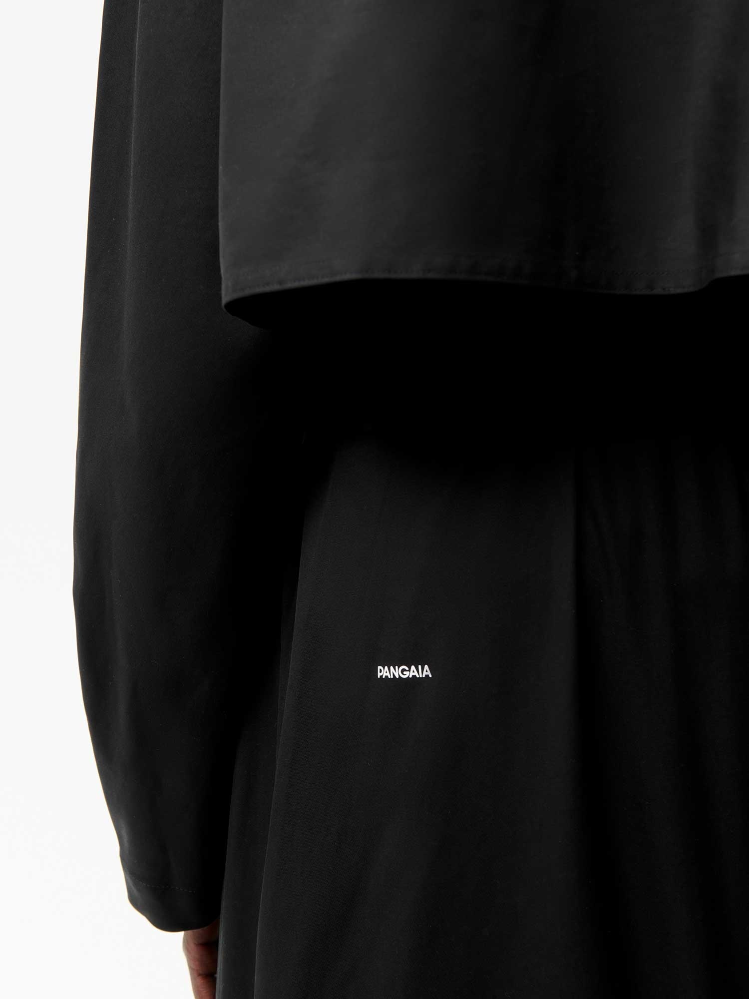 Womens Archive Organic Cotton Trench Coat - Black - 4