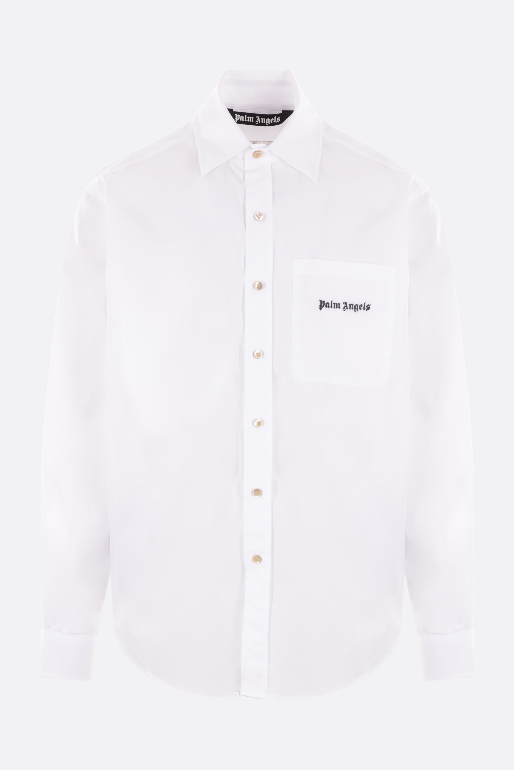 LOGO EMBROIDERY POPLIN SHIRT - 1