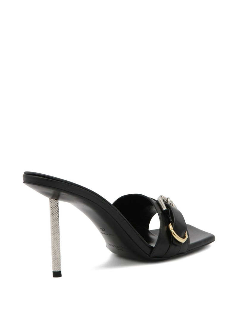 Voyou 90mm leather mules 3