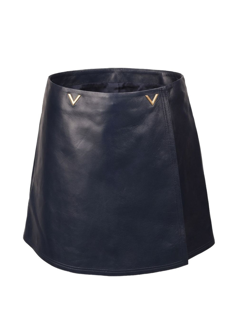 logo-appliqué mini skirt 1