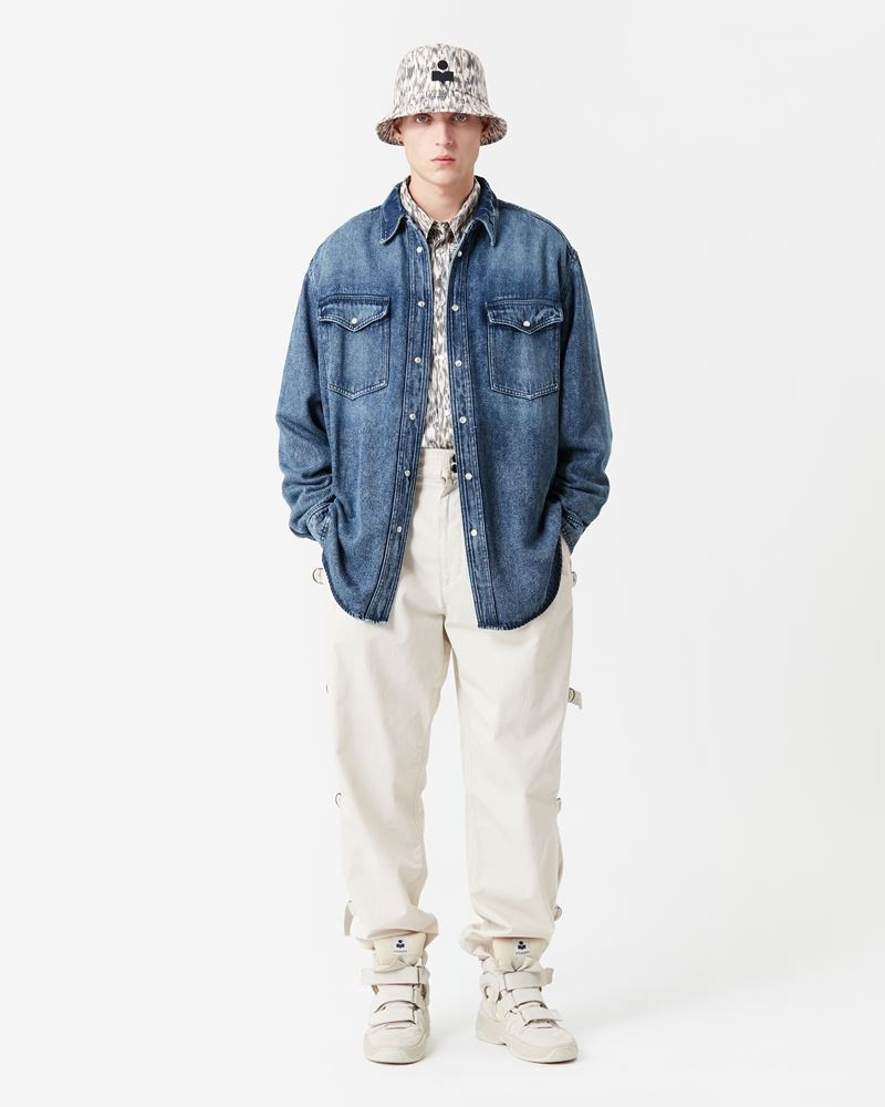 Isabel Marant TAILLY FLUID DENIM SHIRT outlook