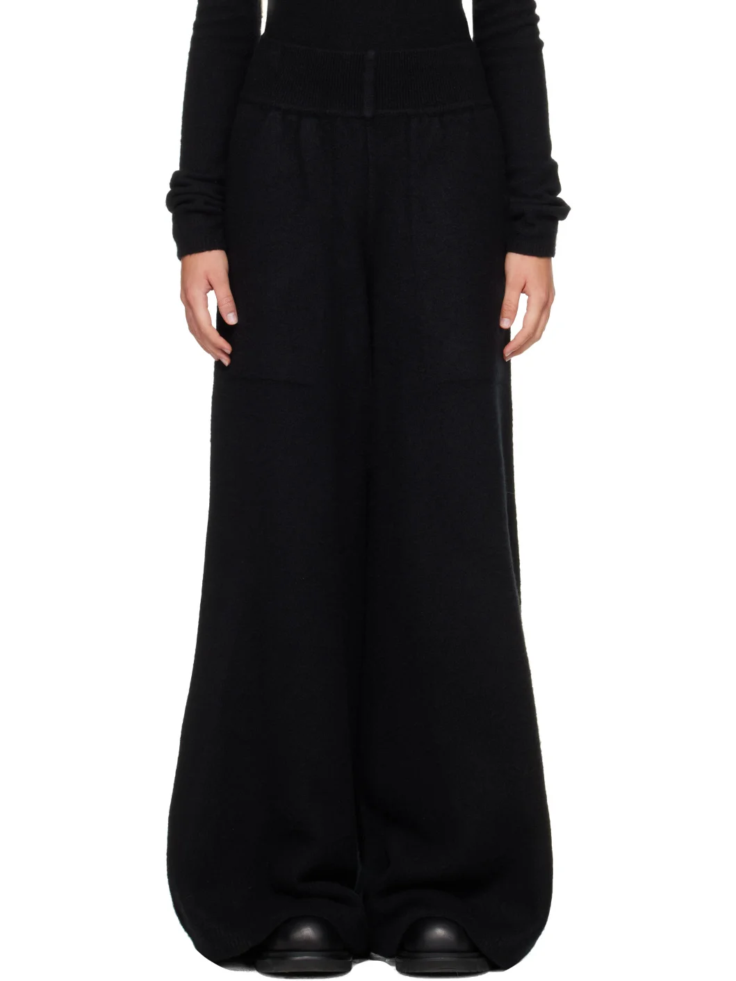 Black Tower Loose Lounge Pants - 1