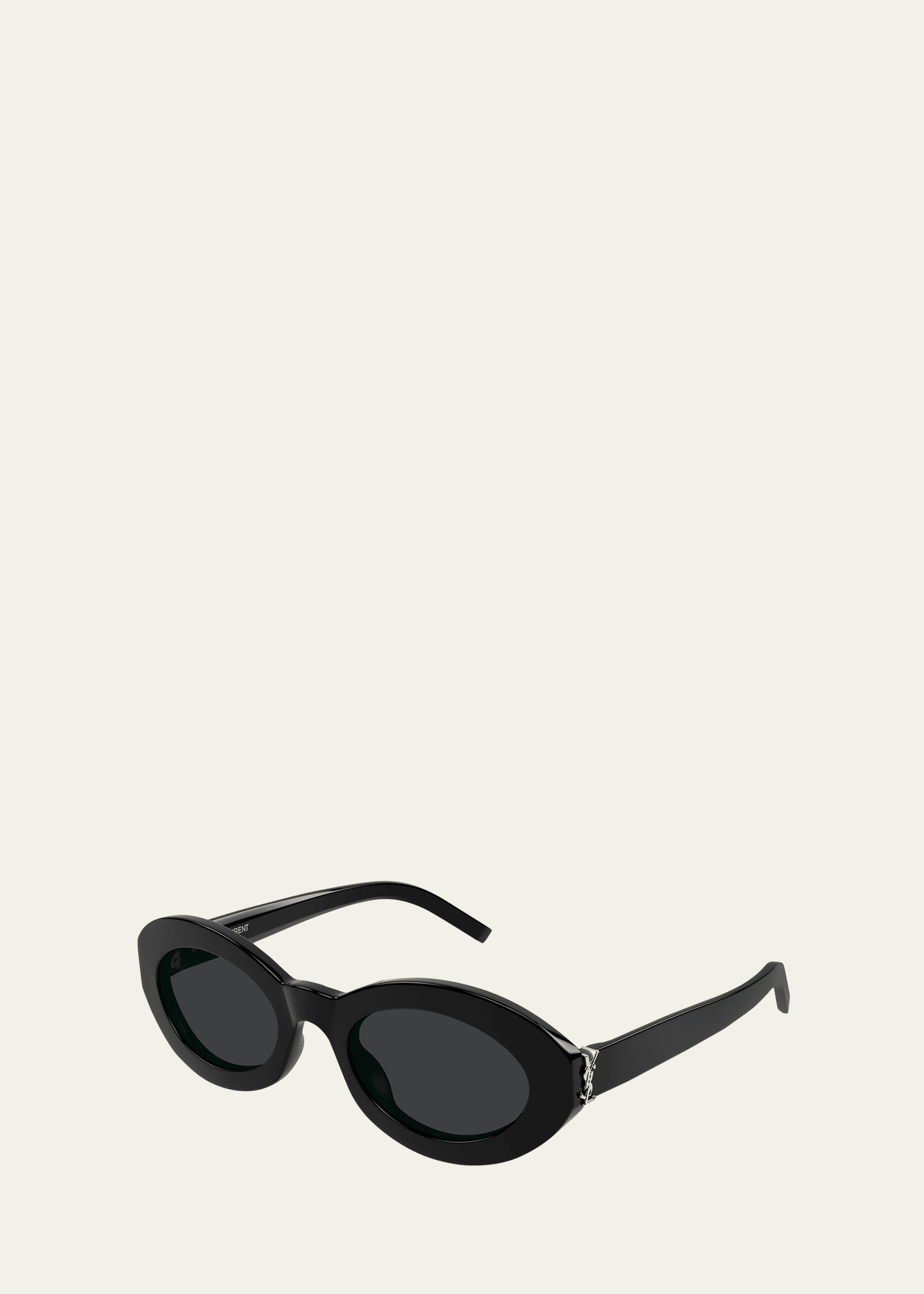 YSL Acetate Oval Sunglasses - 2